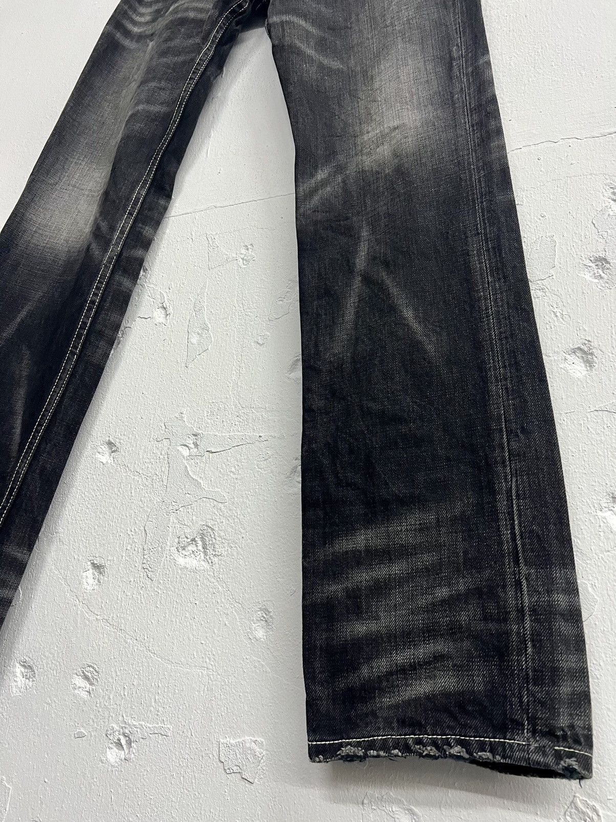 If Six Was Nine SEMANTIC DESIGN SMOKED BLACK DENIM Size US 32 / EU 48 - 5 Thumbnail