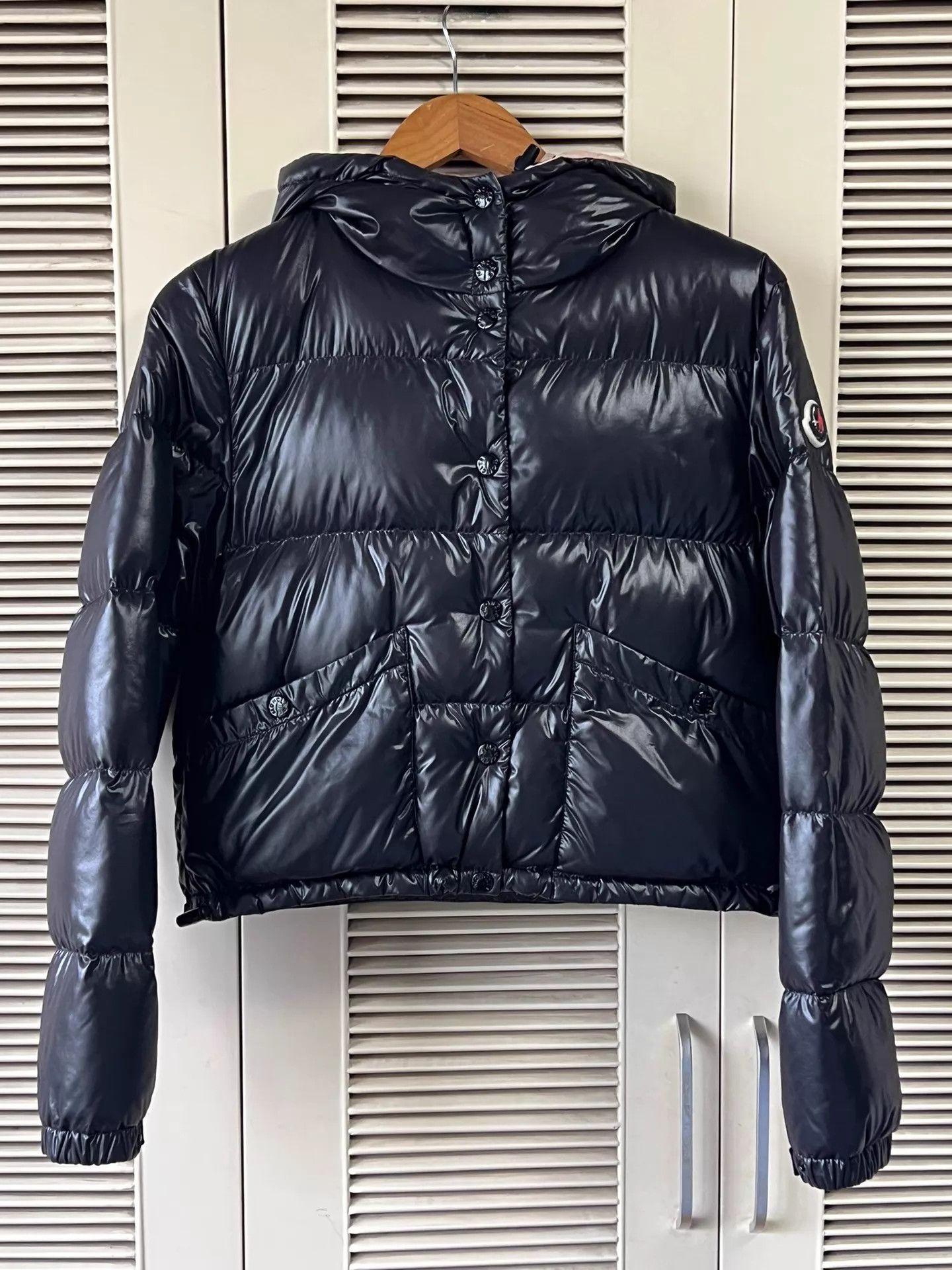 Moncler Moncler Bardanette Wmns Black Shiny Pink Down Jacket 1 NWT Size S / US 4 / IT 40 - 1 Thumbnail
