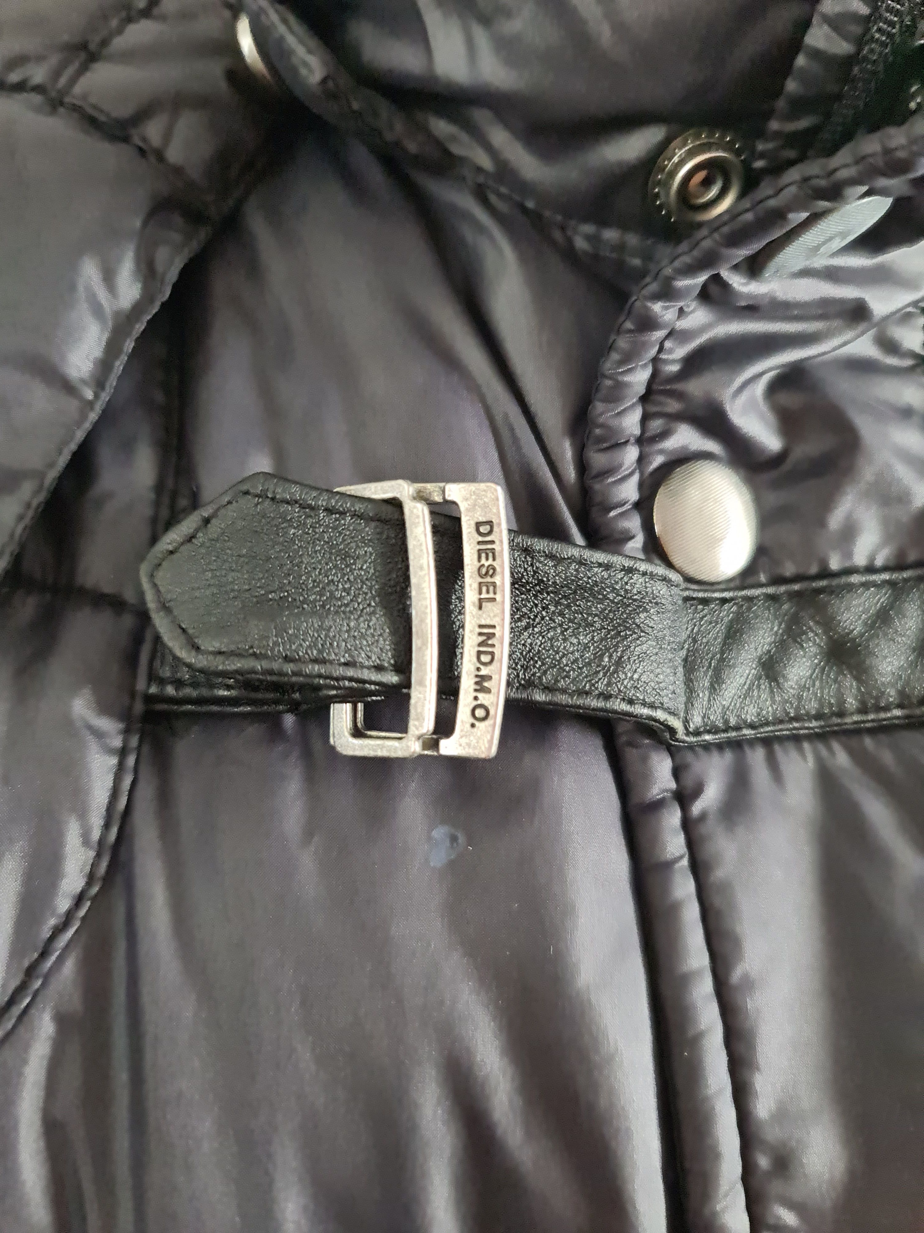 Diesel Diesel Black Hooded Down Puffer Jacket Size US L / EU 52-54 / 3 - 6 Thumbnail
