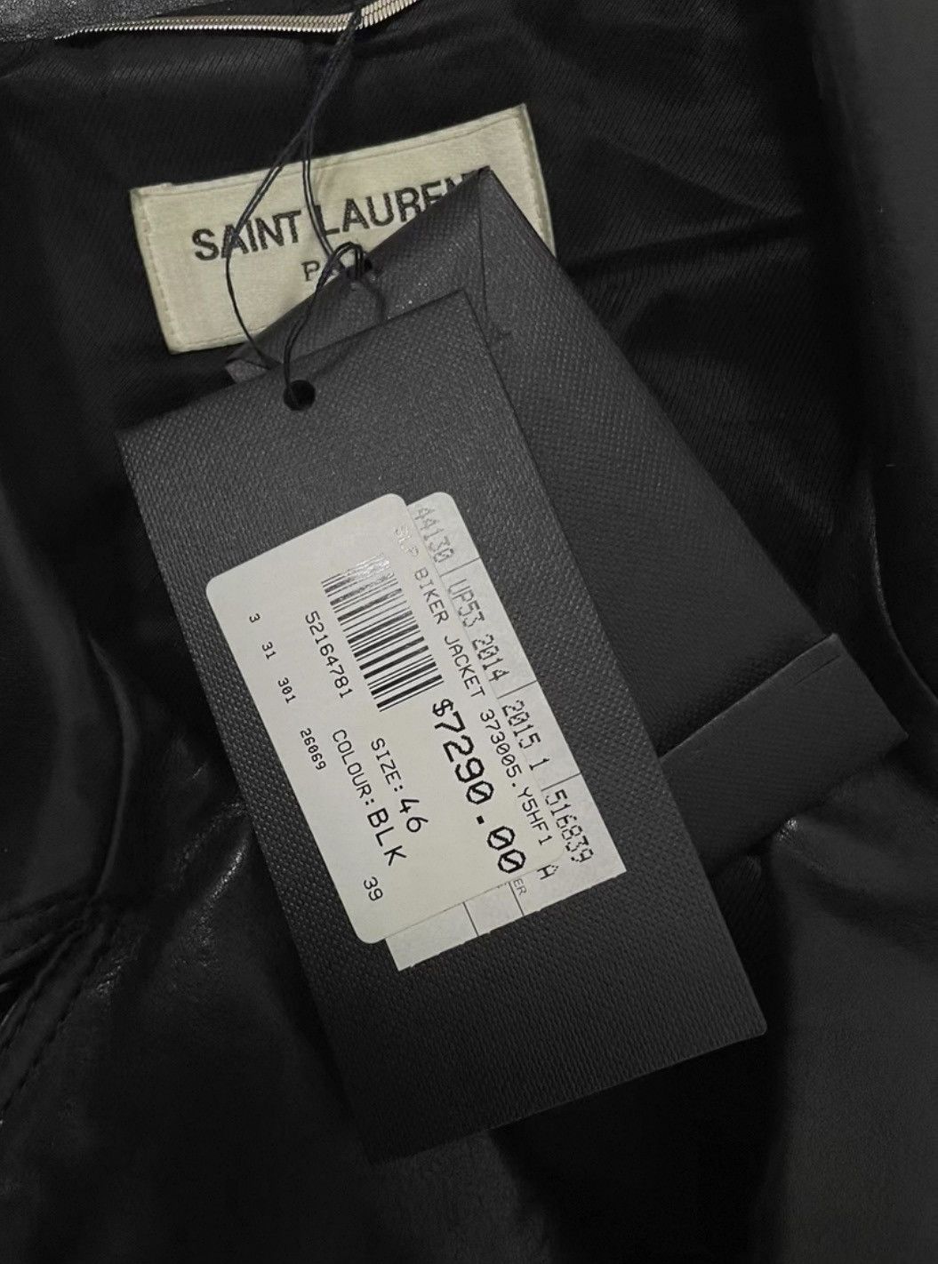 Saint Laurent Paris Saint Laurent Studded Leather Jacket Runway SS2015 Size US S / EU 44-46 / 1 - 10 Thumbnail