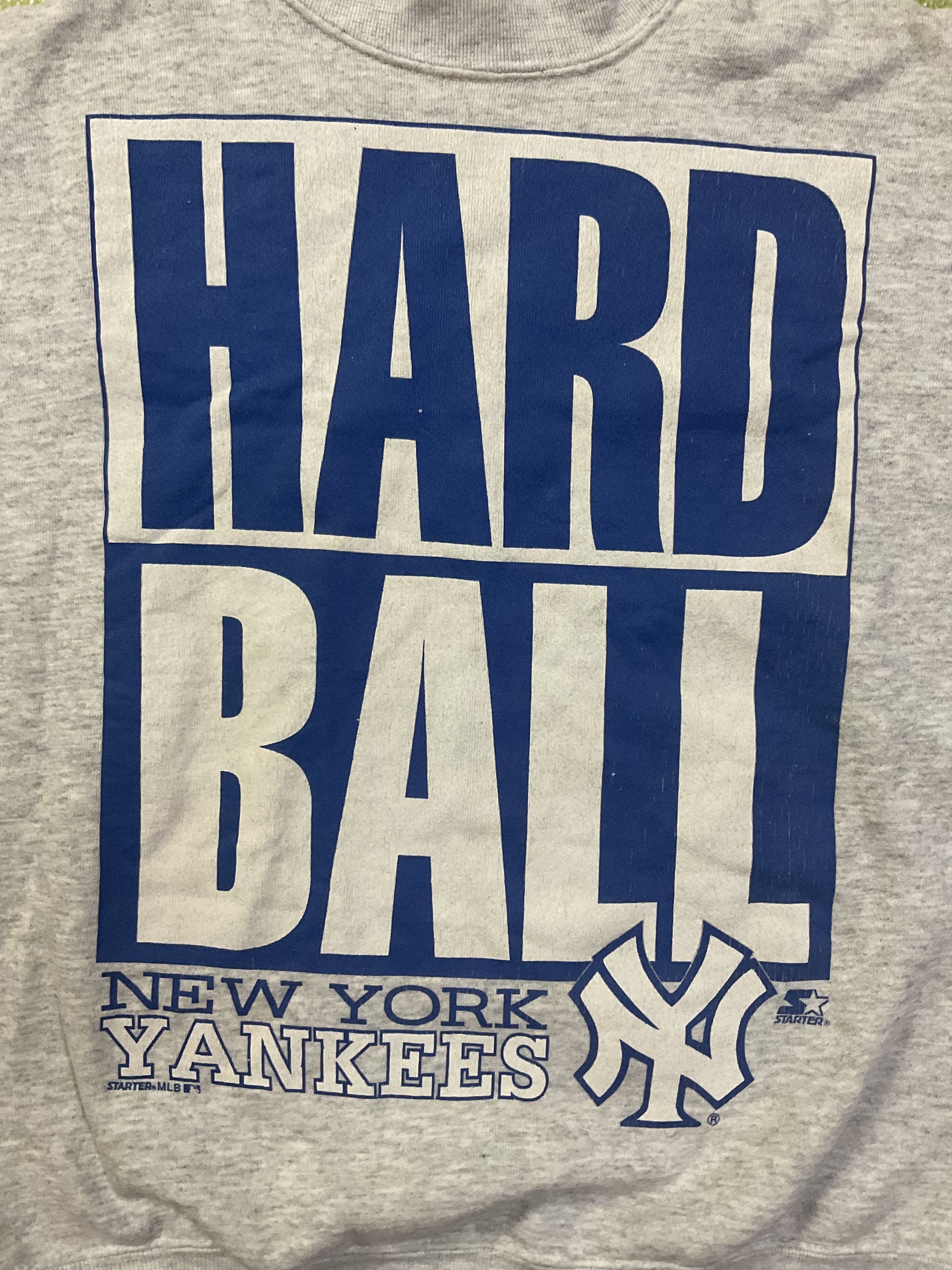 MLB Vtg 90s Starter New York Yankees Hardball Sweatshirt Size US M / EU 48-50 / 2 - 2 Thumbnail