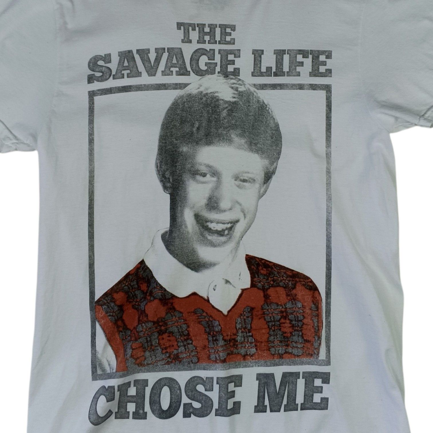 Vintage Vintage Y2K The Savage Life Choose Me Meme T-Shirt Size S / US 4 / IT 40 - 5 Thumbnail