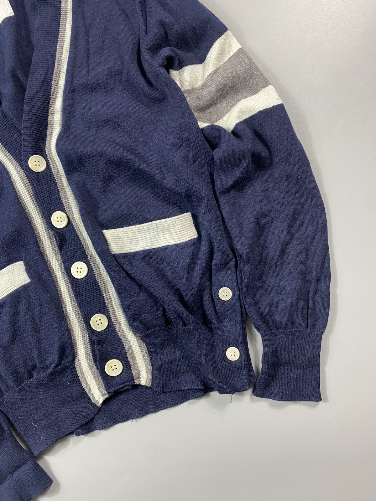 Other Thom Grey- Wool/ Cotton Cardigan Size M / US 6-8 / IT 42-44 - 4 Thumbnail
