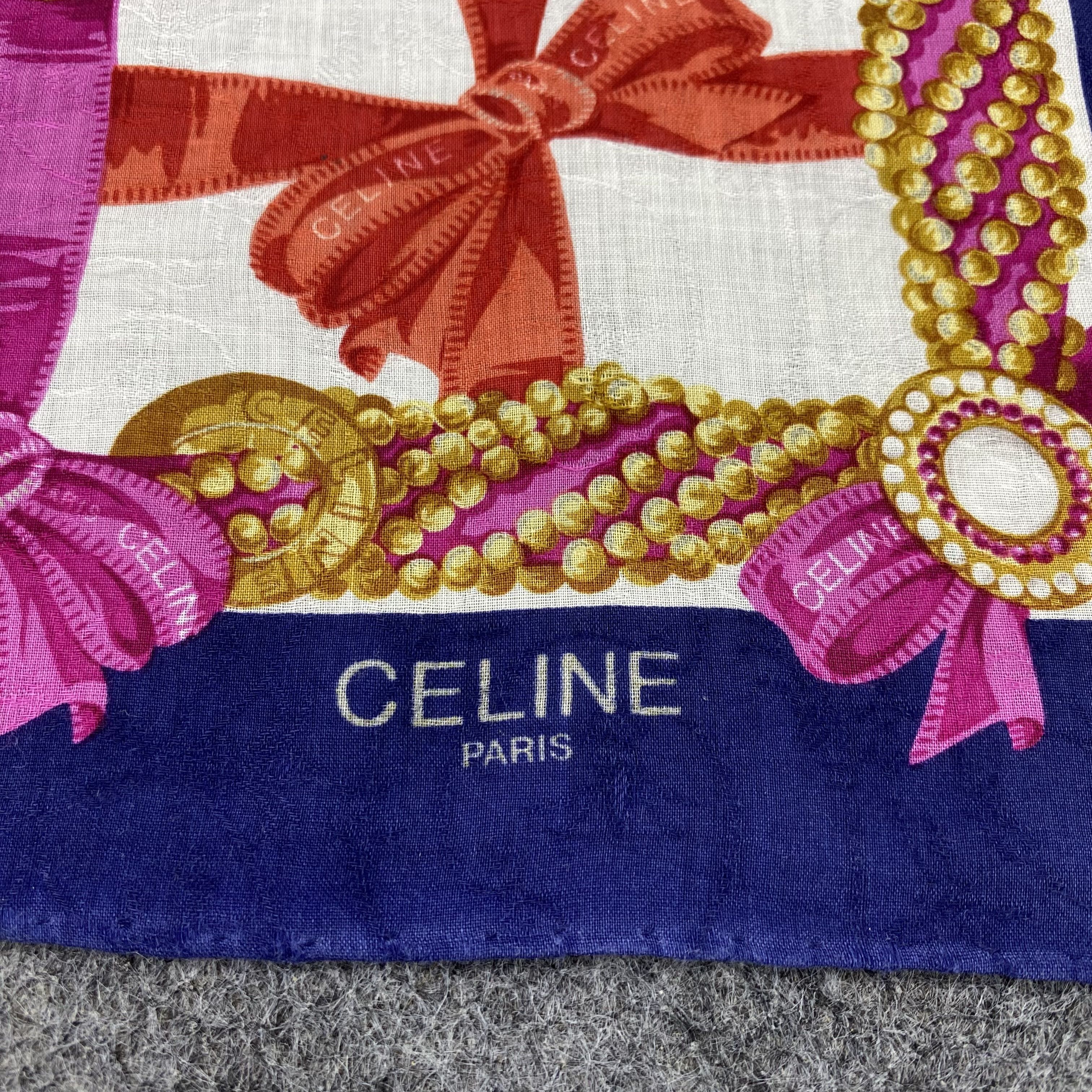Celine Celine Handkerchief Neckerchief Bandana-B1691 Size ONE SIZE - 7 Thumbnail