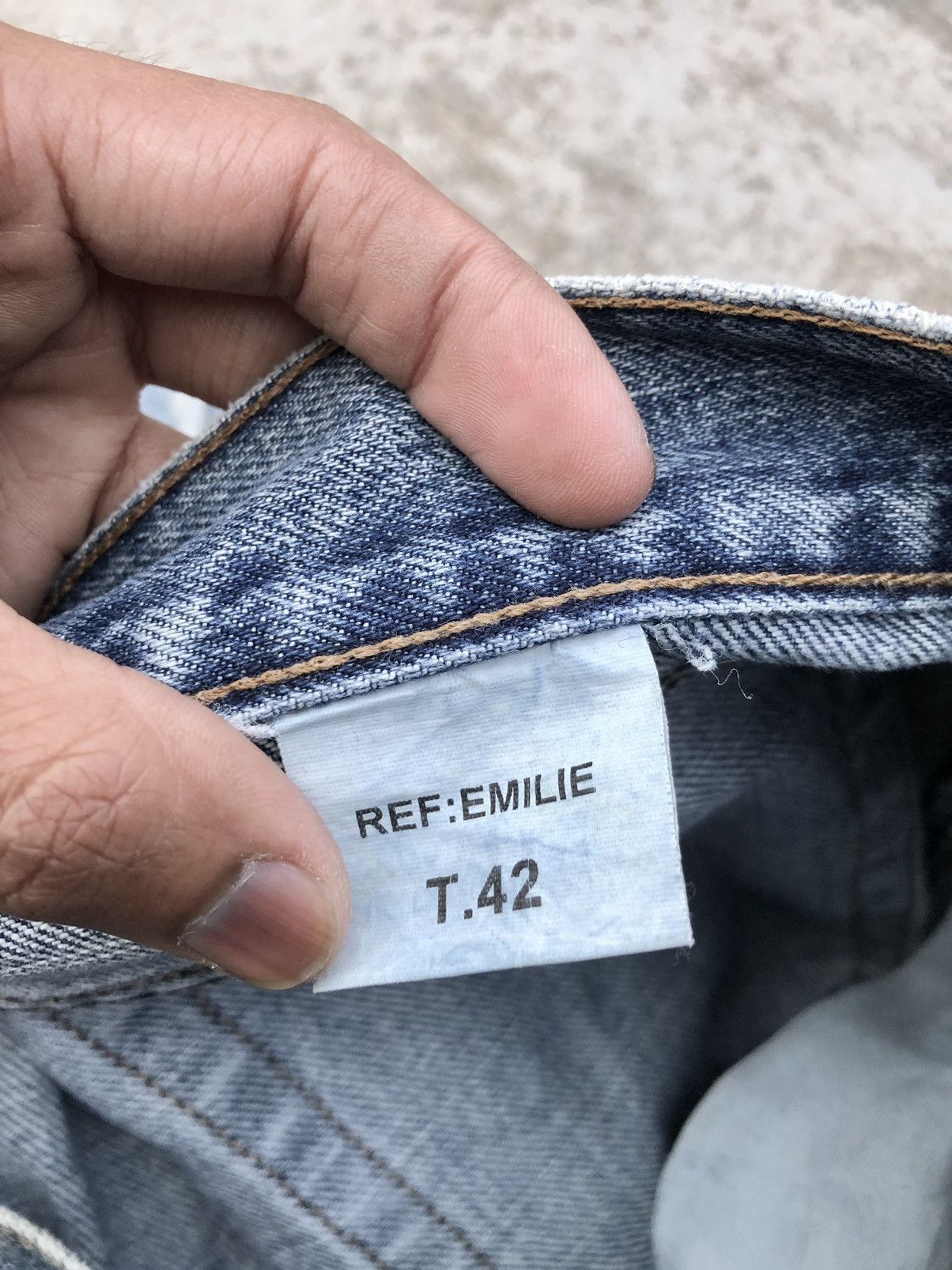 Hypebeast FLARED⚡️⚡️TEQUILA DISTRESSED JEANS Size US 30 / EU 46 - 2 Thumbnail