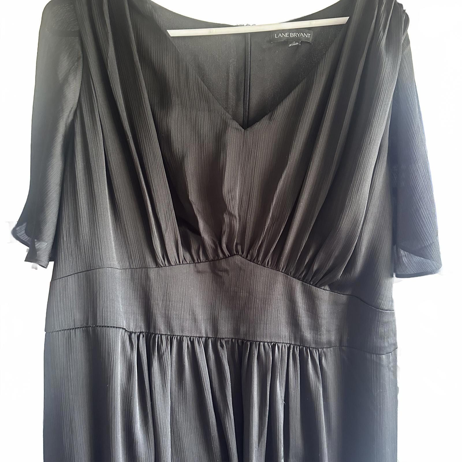 Designer Lanes Bryant Elegant Black Dress - Perfect for Any Occasion Size XXL / US 16-18 / IT 52-54 - 2 Thumbnail