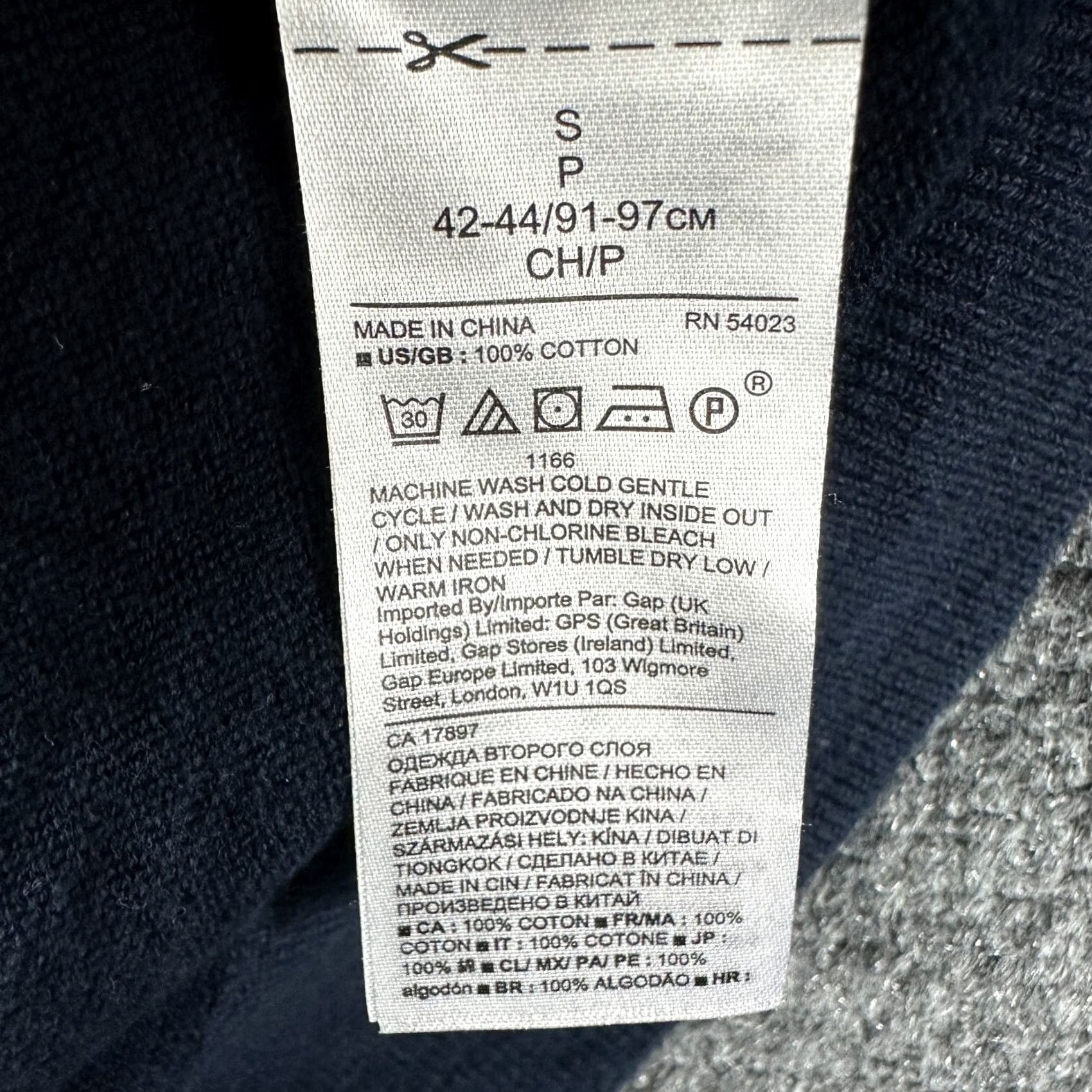 Banana Republic Banana Republic Sweater Mens S Blue Cotton Pullover Ribbed Hem Size US S / EU 44-46 / 1 - 5 Thumbnail
