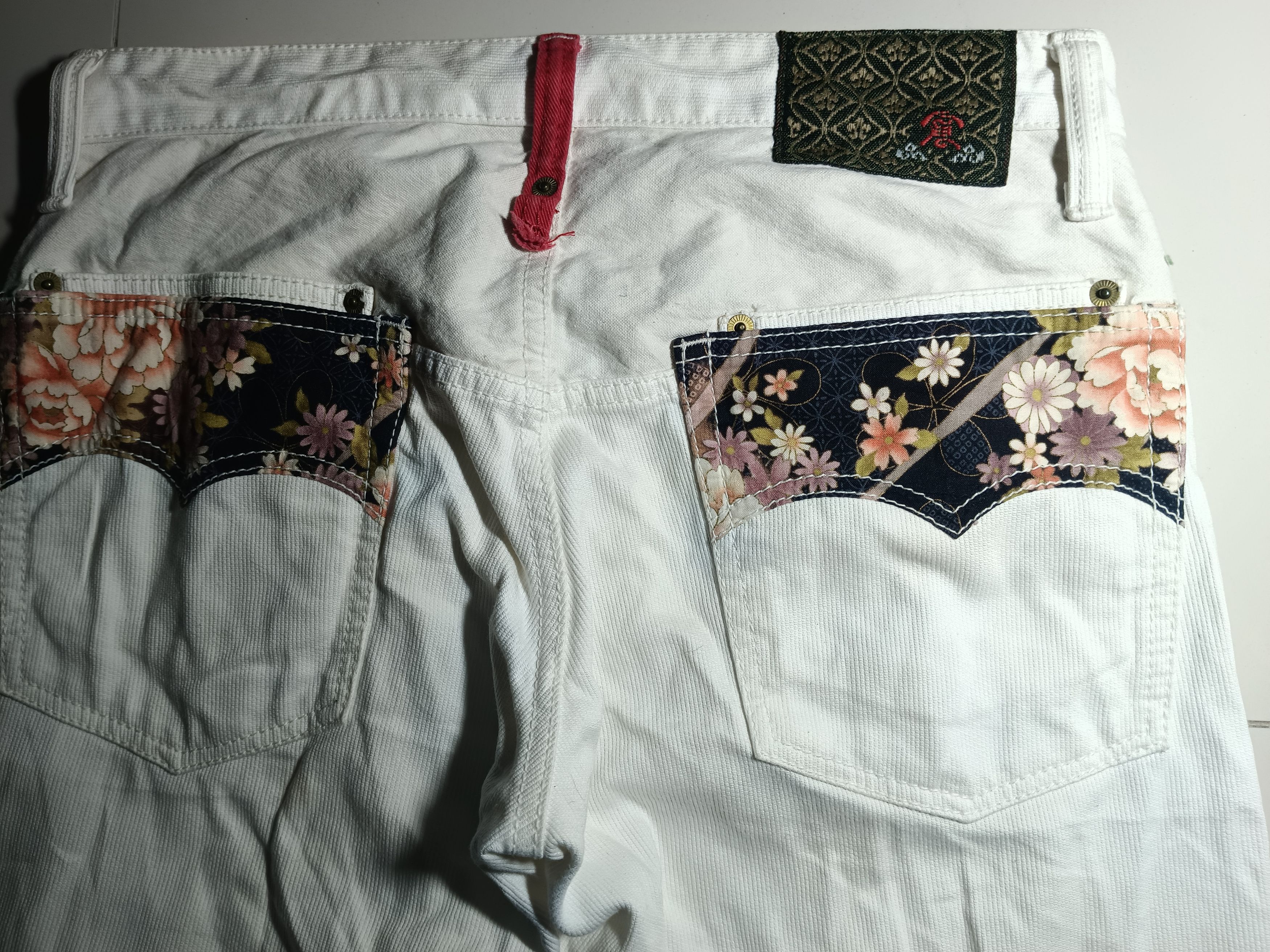 14th Addiction × Eternal × If Six Was Nine Japanese Brand Y2K Eternal Flower Sukajan Jeans Size US 30 / EU 46 - 4 Thumbnail