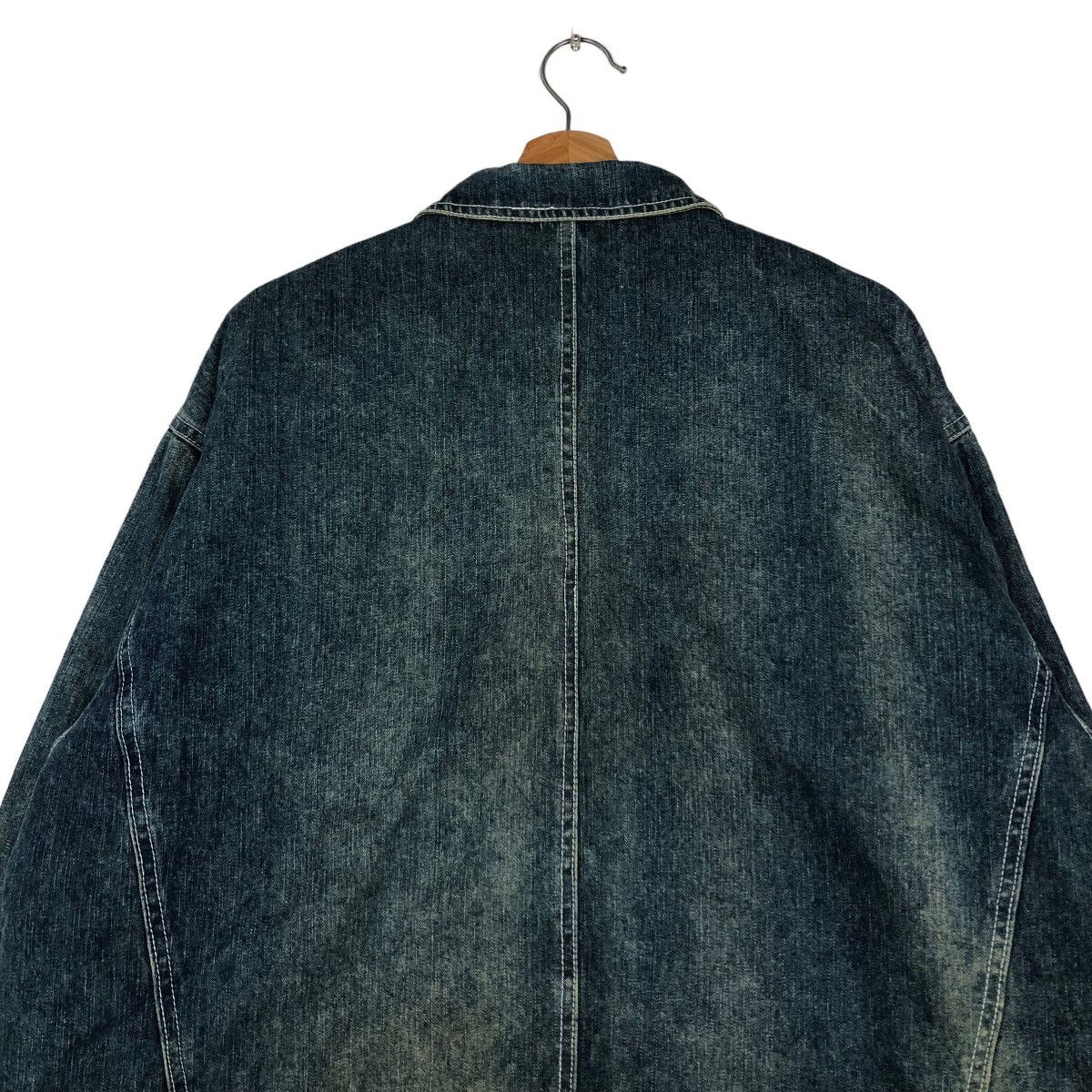 Vintage 🔥Vintage Denim Chore Jacket Multi Pocket Greeman Co. Japan Size US L / EU 52-54 / 3 - 9 Thumbnail