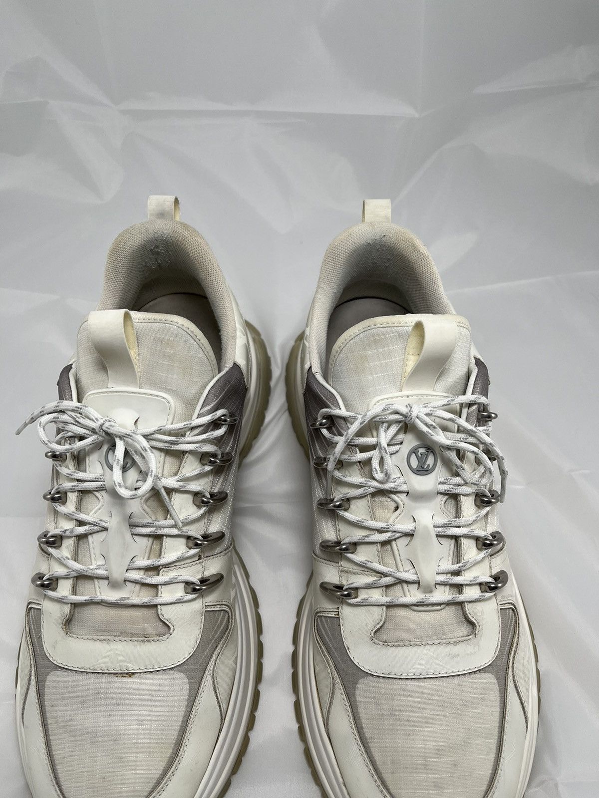 Louis Vuitton × Virgil Abloh Rare Louis Vuitton pulse monogram chunky sneakers Size US 11 / EU 44 - 11 Thumbnail