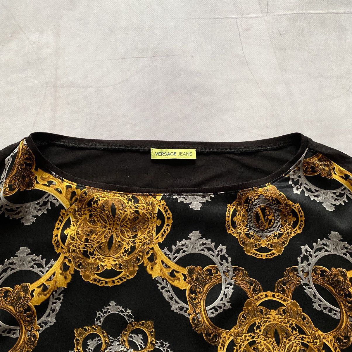 Versace Jeans Couture Versace Jeans Gold Chain Sweatshirt Y2K Size L / US 10 / IT 46 - 3 Thumbnail