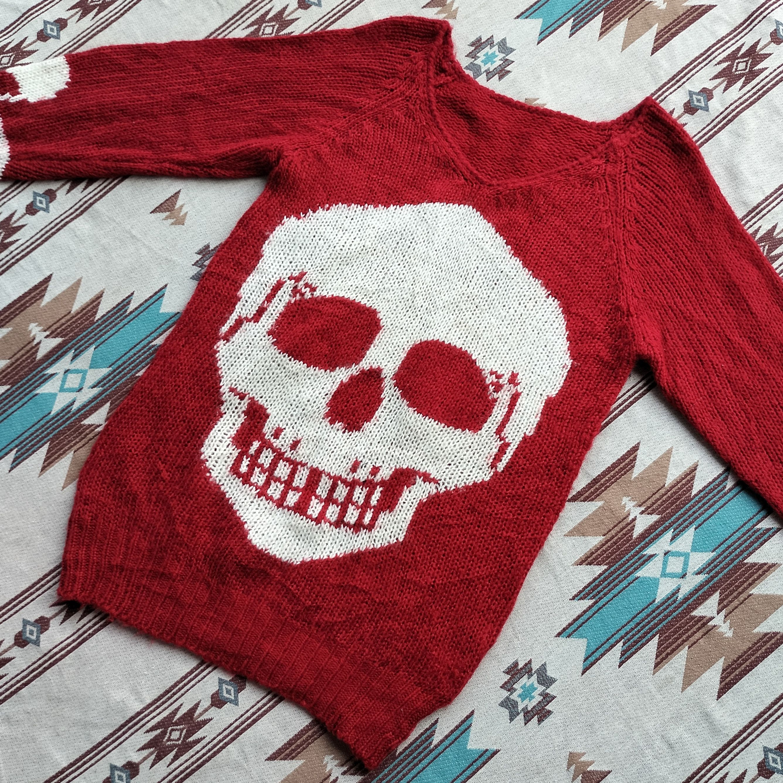 Japanese Brand japanese galstar skull seditionaries knitwear Size US S / EU 44-46 / 1 - 15 Thumbnail