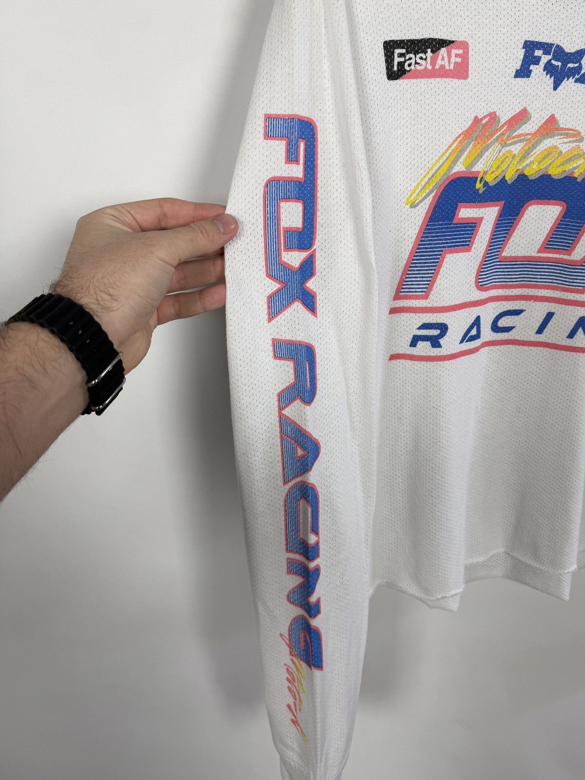 Fox Racing FOX Racing Long Sleeve Racing T-Shirt Vintage Jersey Size L Size US L / EU 52-54 / 3 - 8 Thumbnail