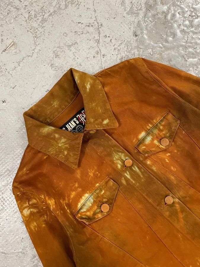 Jean Paul Gaultier Jean Paul Gaultier vintage Tie Dye Denim Jacket Size M / US 6-8 / IT 42-44 - 4 Thumbnail
