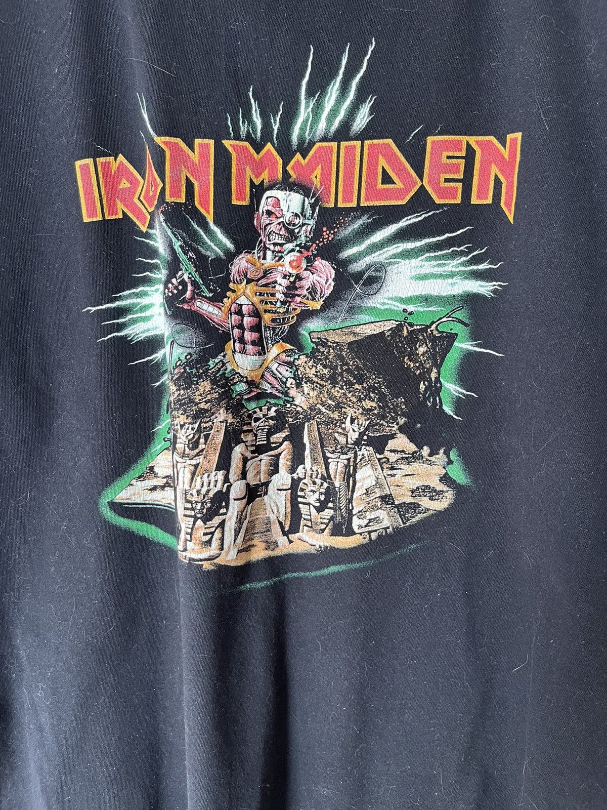 Band Tees VINTAGE y2k Iron Maiden Powerslave Egypt Absolute Cult Size US XXL / EU 58 / 5 - 2 Thumbnail