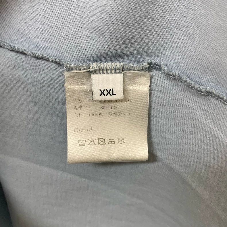 Givenchy Givenchy Mist Blue Short Sleeve with Front Logo Design 2506 Size US XXL / EU 58 / 5 - 7 Thumbnail