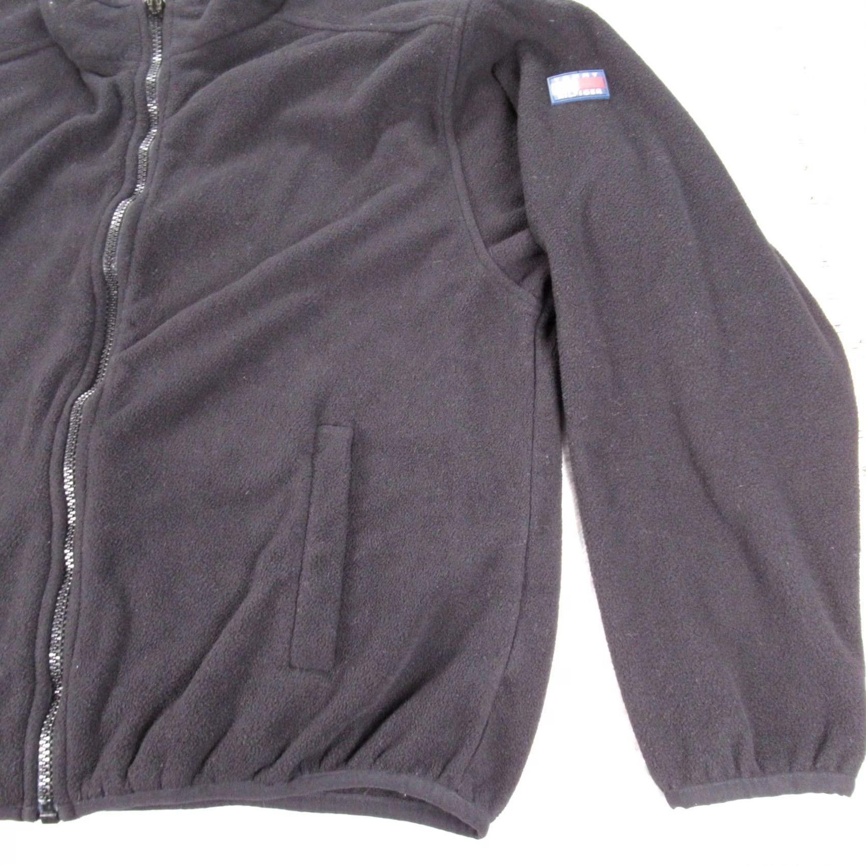 Tommy Hilfiger VINTAGE Tommy Hilfiger Jacket Men XL Black Pocket Full Zip Fleece Hiking Gorpcor Size US XL / EU 56 / 4 - 5 Thumbnail
