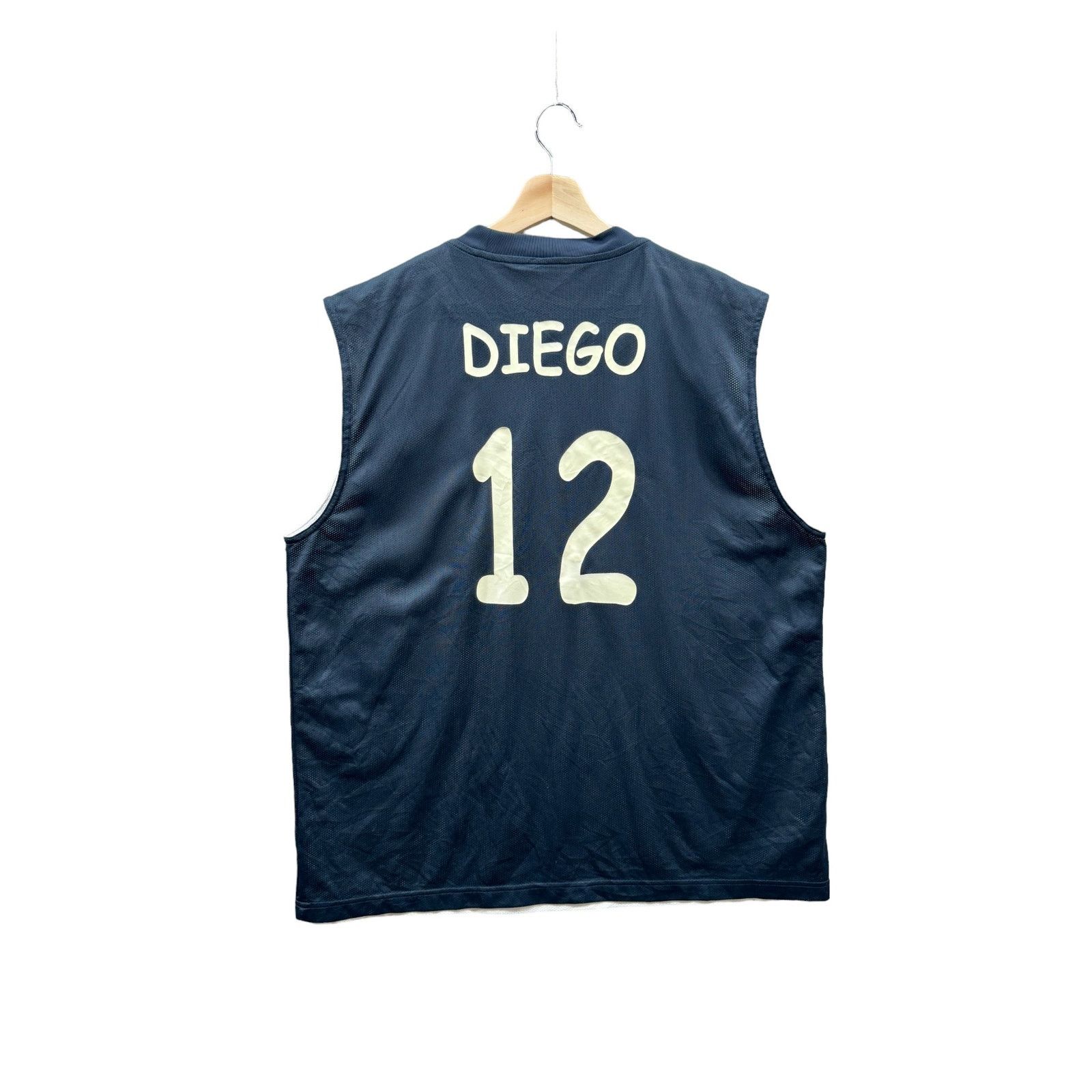 Adidas × Vintage 2000's Adidas Reversible Mesh Practice Jersey Size US L / EU 52-54 / 3 - 10 Thumbnail
