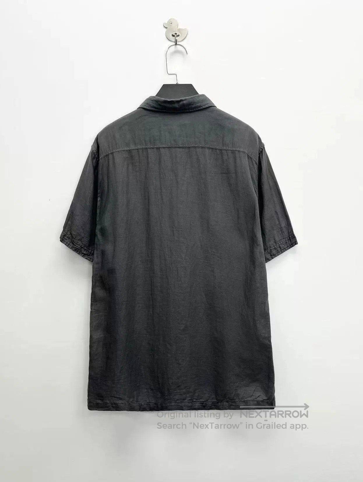 Stone Island Stone Island Graphite Gray Pocket Logo Shirt. Size US XL / EU 56 / 4 - 2 Thumbnail