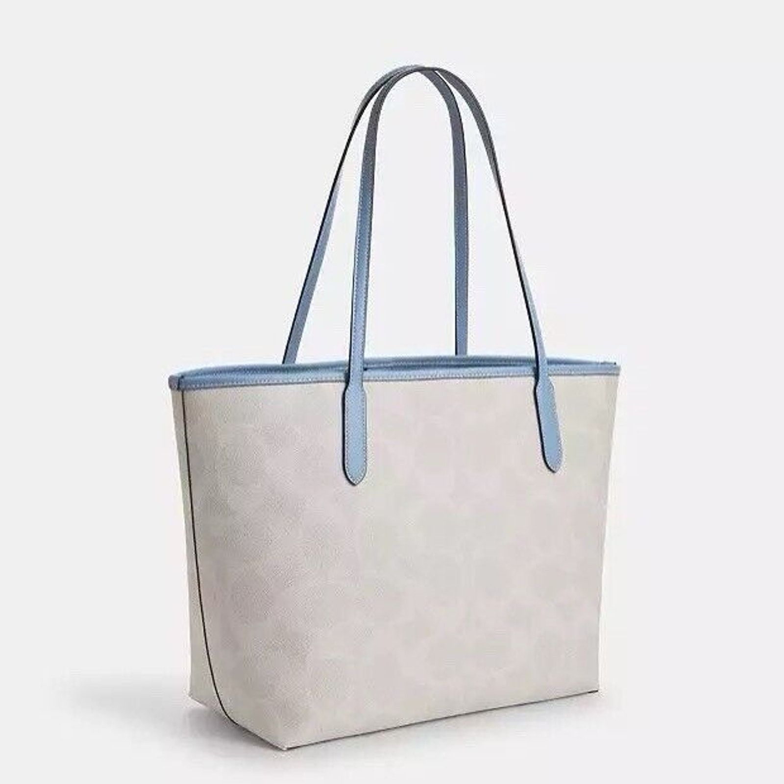 Coach NWT COACH City Tote Bag Coach Graphic CY705 Chalk/Bluebell Size ONE SIZE - 4 Thumbnail