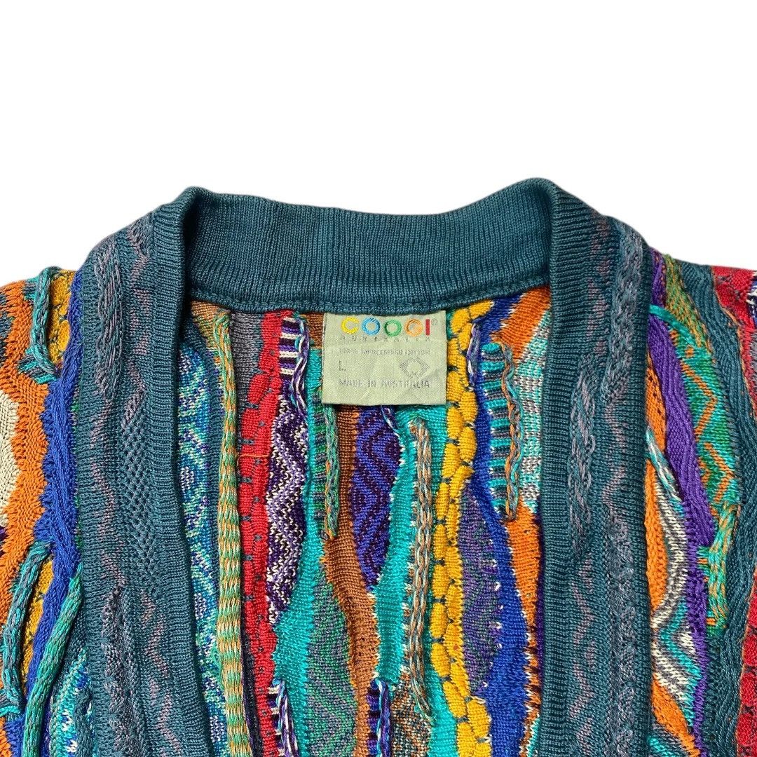 Coogi × Vintage Vintage 90s Coogi 3D Knitwear Sweater Size US L / EU 52-54 / 3 - 3 Thumbnail