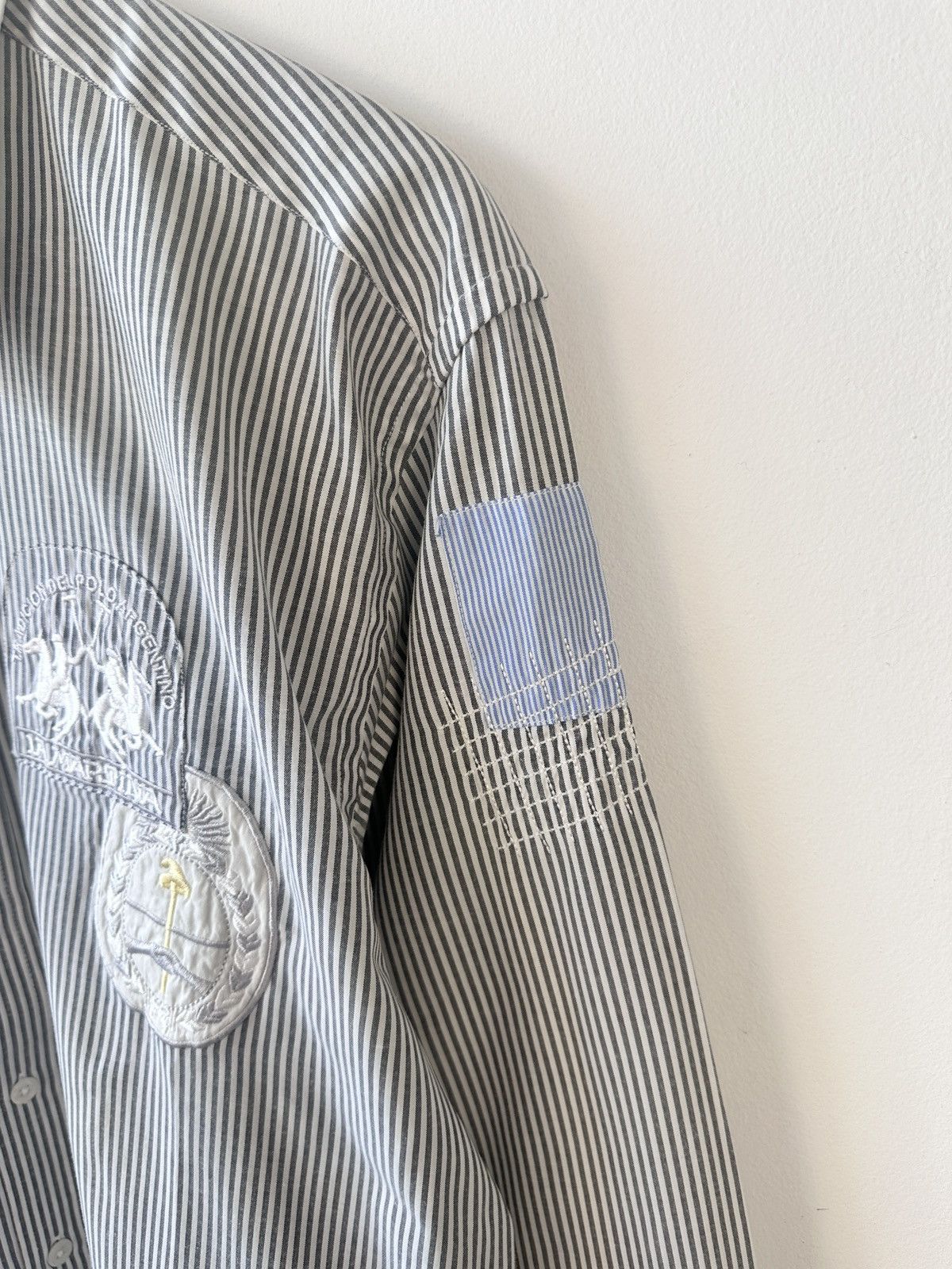 La Martina La Martina Buenos Aires Polo Shirt XXL Striped Multi Patch Size US M / EU 48-50 / 2 - 11 Thumbnail