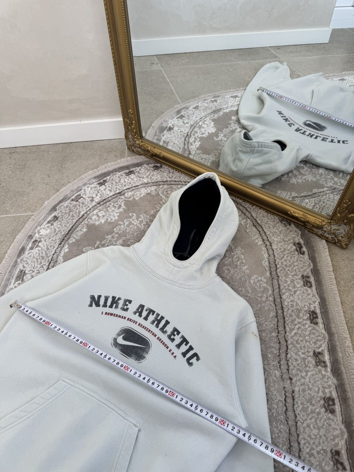 Nike Vintage Nike Athletic Hoodie Big logo Center Swoosh Y2K Size US XS / EU 42 / 0 - 11 Thumbnail