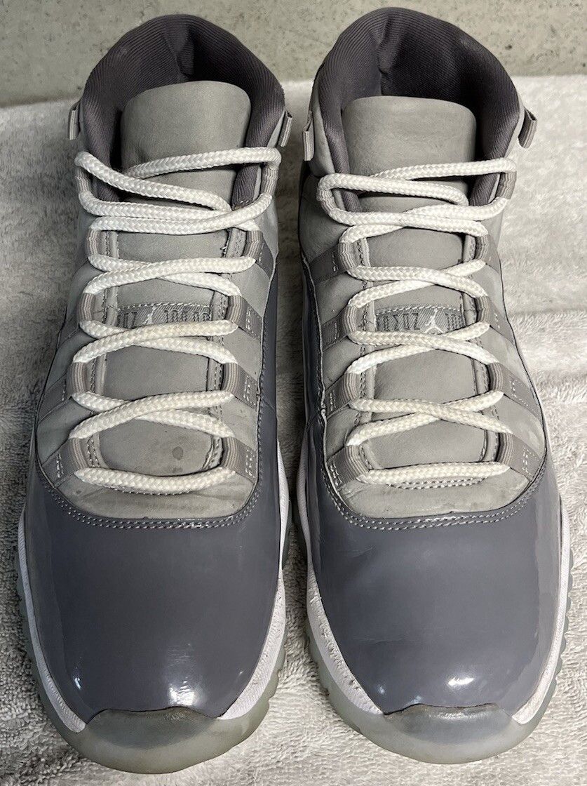 Jordan Brand Nike Air Jordan 11 Retro High Gray Size 11 OG Bred Concord Size US 11 / EU 44 - 2 Thumbnail
