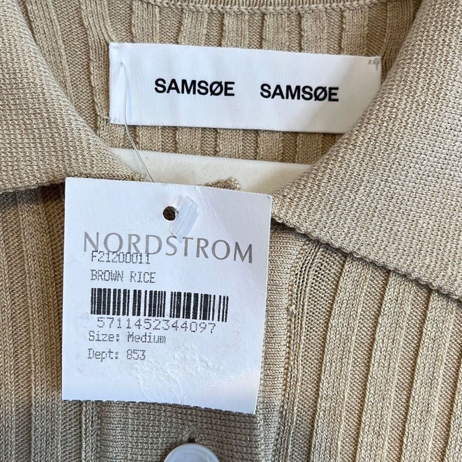 Samsoe Samsoe Samsøe Samsøe Lucy Polo Midi Dress 13997 Medium NWT Size M / US 6-8 / IT 42-44 - 12 Thumbnail