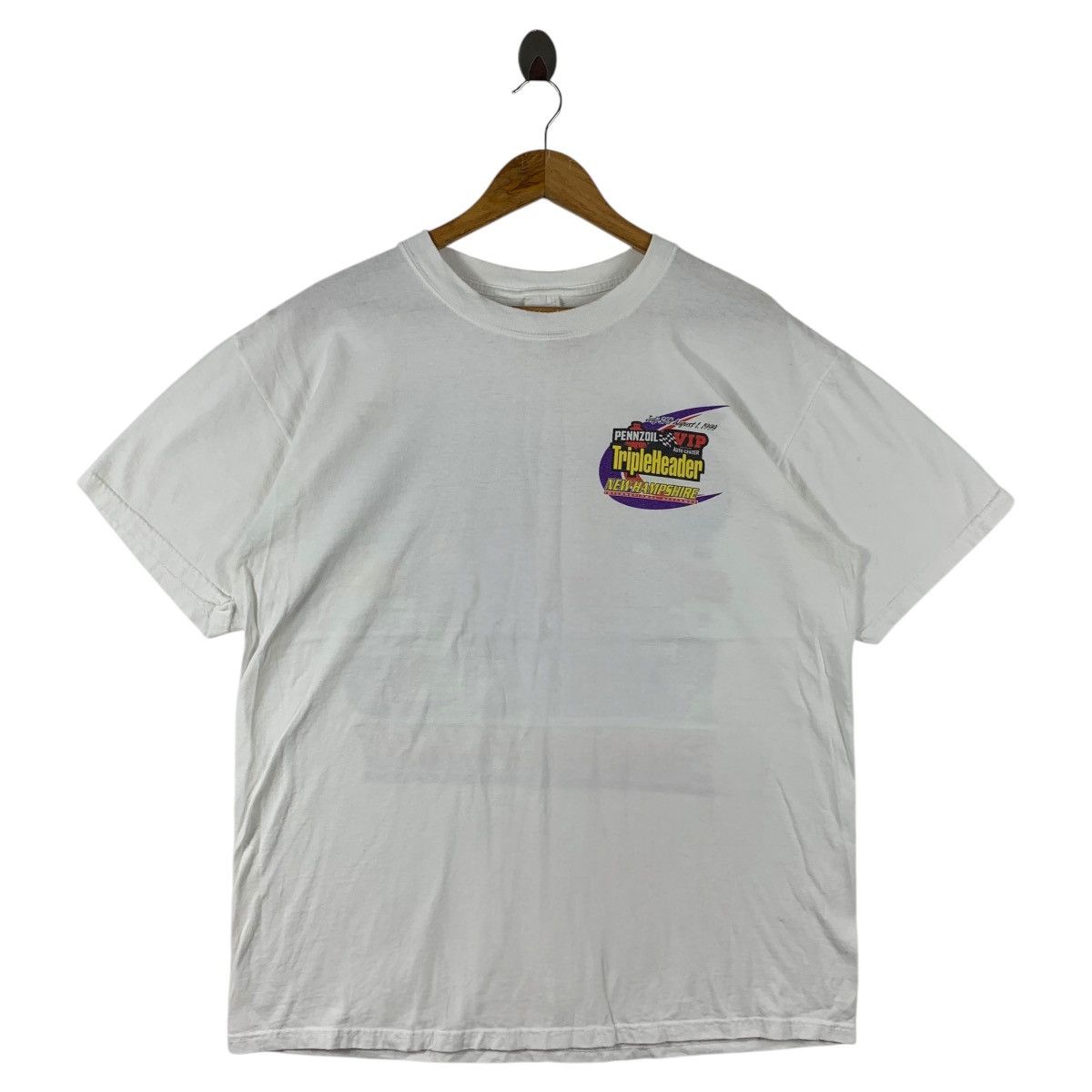 Vintage Vintage NASCARS pennzoil big print tee Size US XL / EU 56 / 4 - 2 Thumbnail
