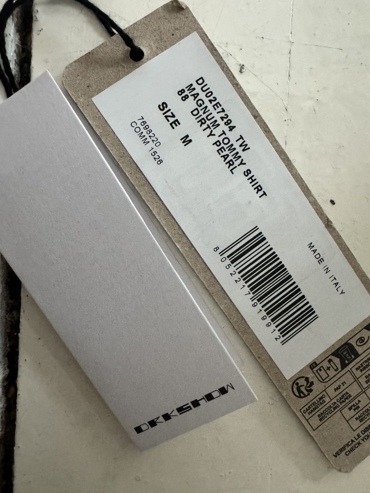 Rick Owens Drkshdw Rick Owens Drkshdw Magnum Tommy Shirt Size US M / EU 48-50 / 2 - 4 Thumbnail