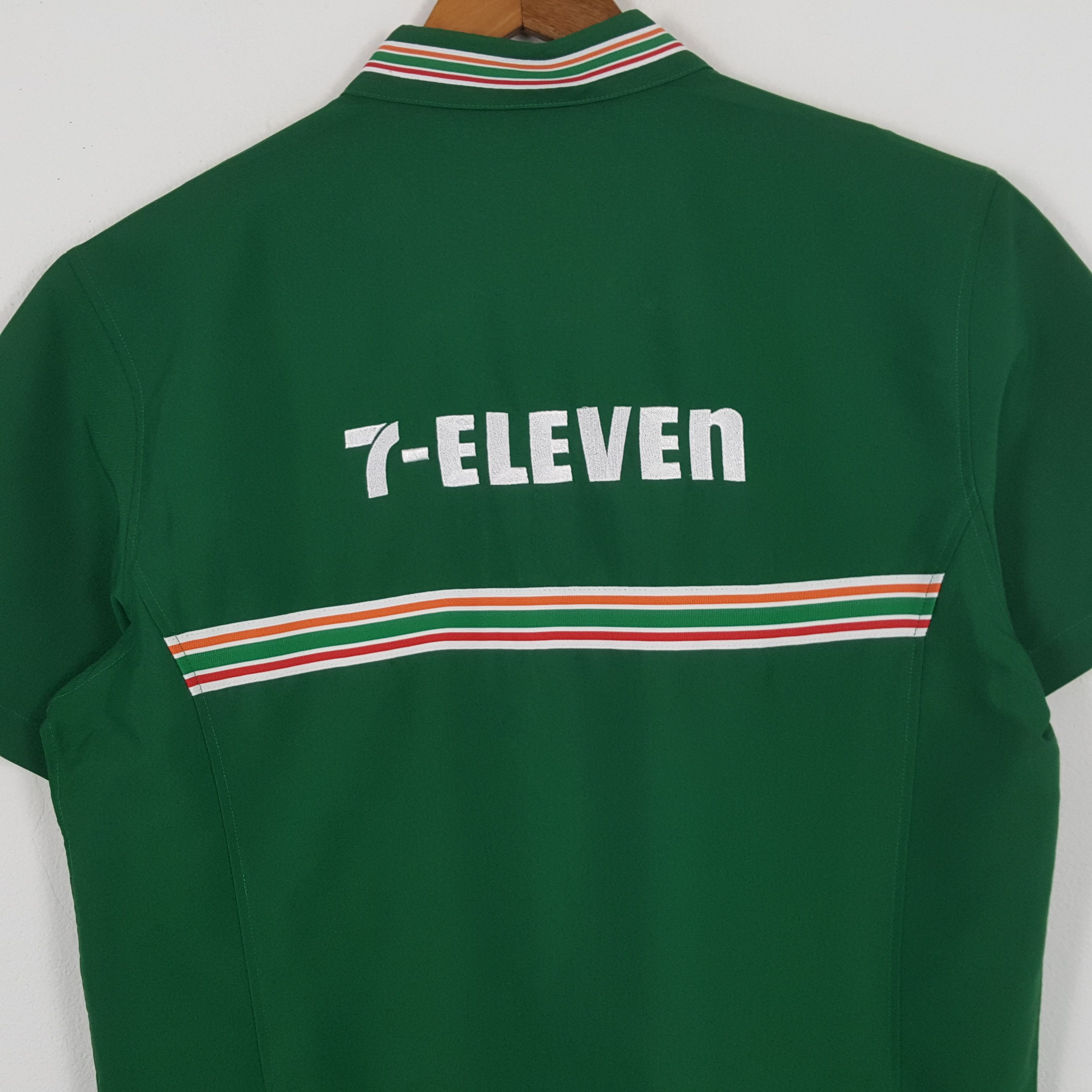 Japanese Brand × Vintage Vintage 7-ELEVEn Japanese Workers Uniform Shirt Jacket Size US M / EU 48-50 / 2 - 2 Thumbnail