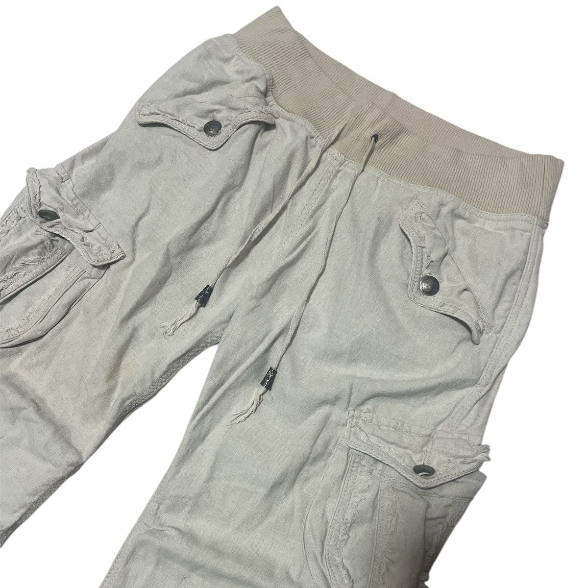 If Six Was Nine G.O.A. Linen flared parachute cargo pants Size US 33 - 3 Thumbnail