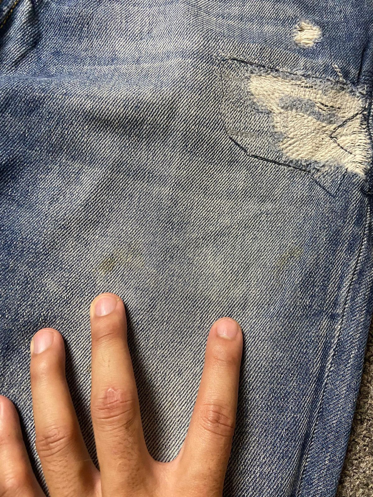 Zara Vintage Zara Denim Collection Distressed Jeans (164) Size US 30 / EU 46 - 9 Thumbnail