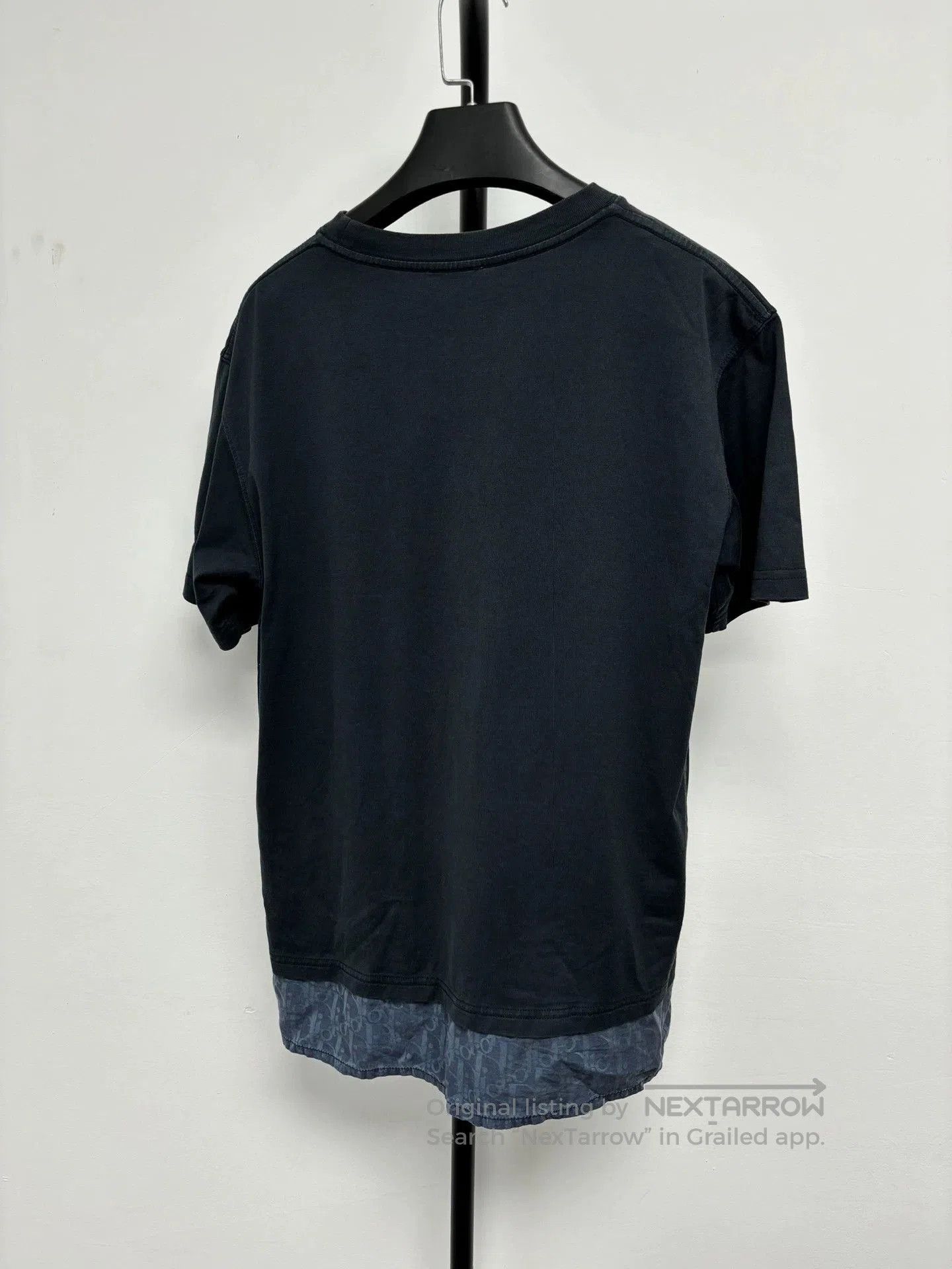Dior dior short sleeve printed top in navy. Size US S / EU 44-46 / 1 - 1 Thumbnail