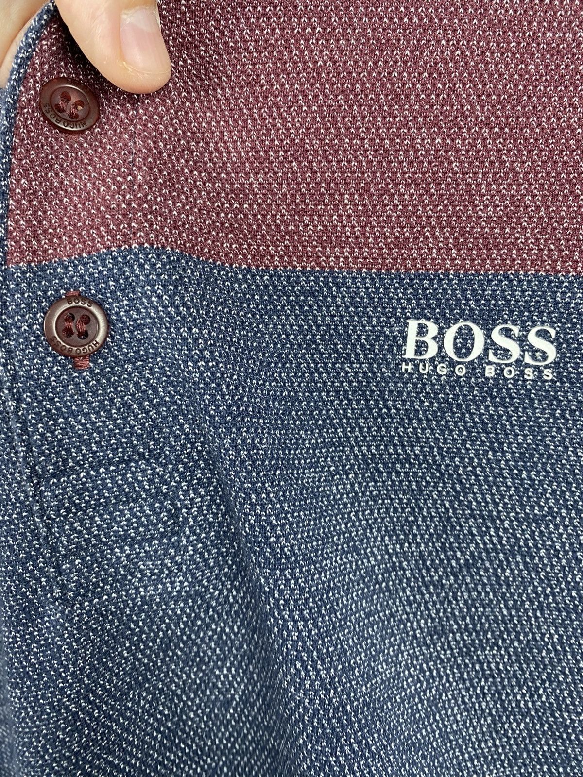 Hugo Boss Hugo Boss Collared Cotton Polo Longsleeve size M Slim Size US M / EU 48-50 / 2 - 5 Thumbnail