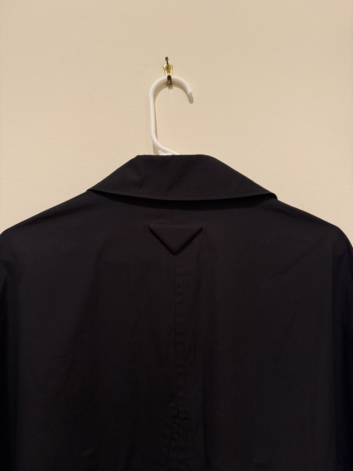 Prada Cotton Poplin Lace Up Shirt