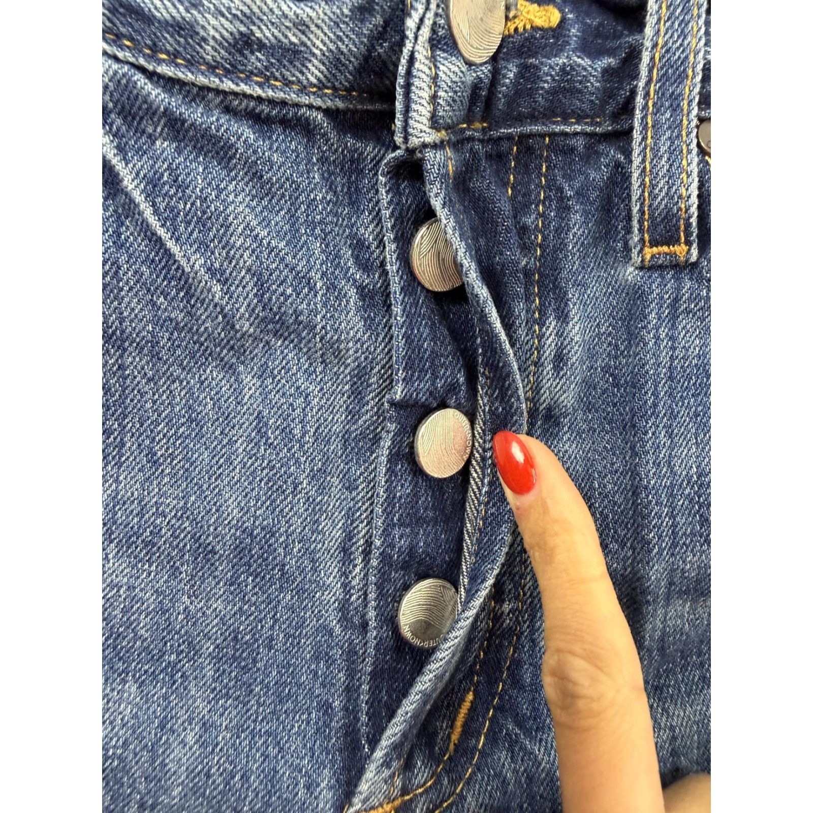 Outerknown Outerknown Jeans Womens 26 Medium Wash Blue Boyfriend Distressed Button Fly Jeans Womens 26 Medium Wash Blue Boyfriend Distressed Button Fly Size 26" / US 2 / IT 38 - 7 Thumbnail