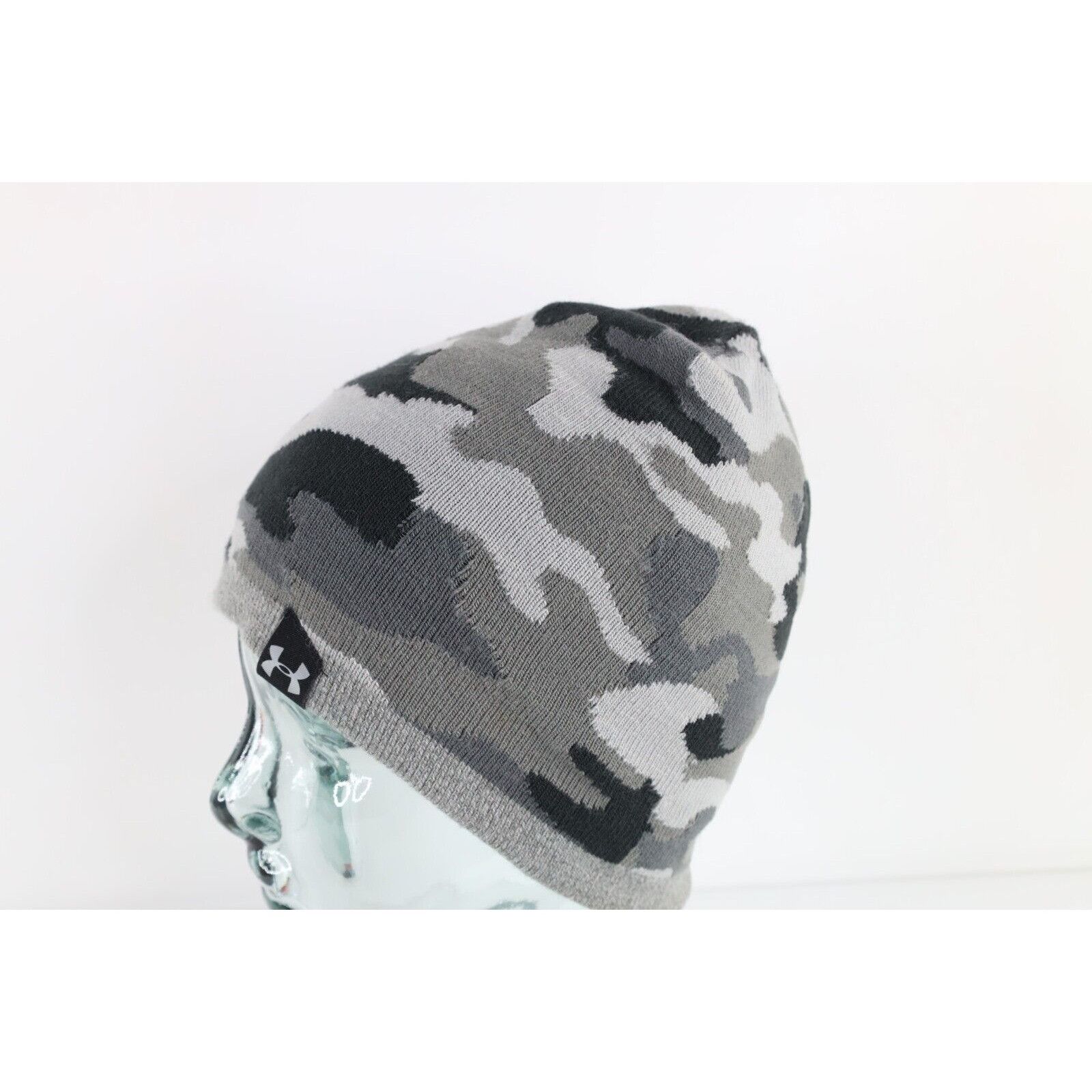 Under Armour Under Armour Spell Out Big Logo Reversible Camouflage Beanie Size ONE SIZE - 2 Thumbnail
