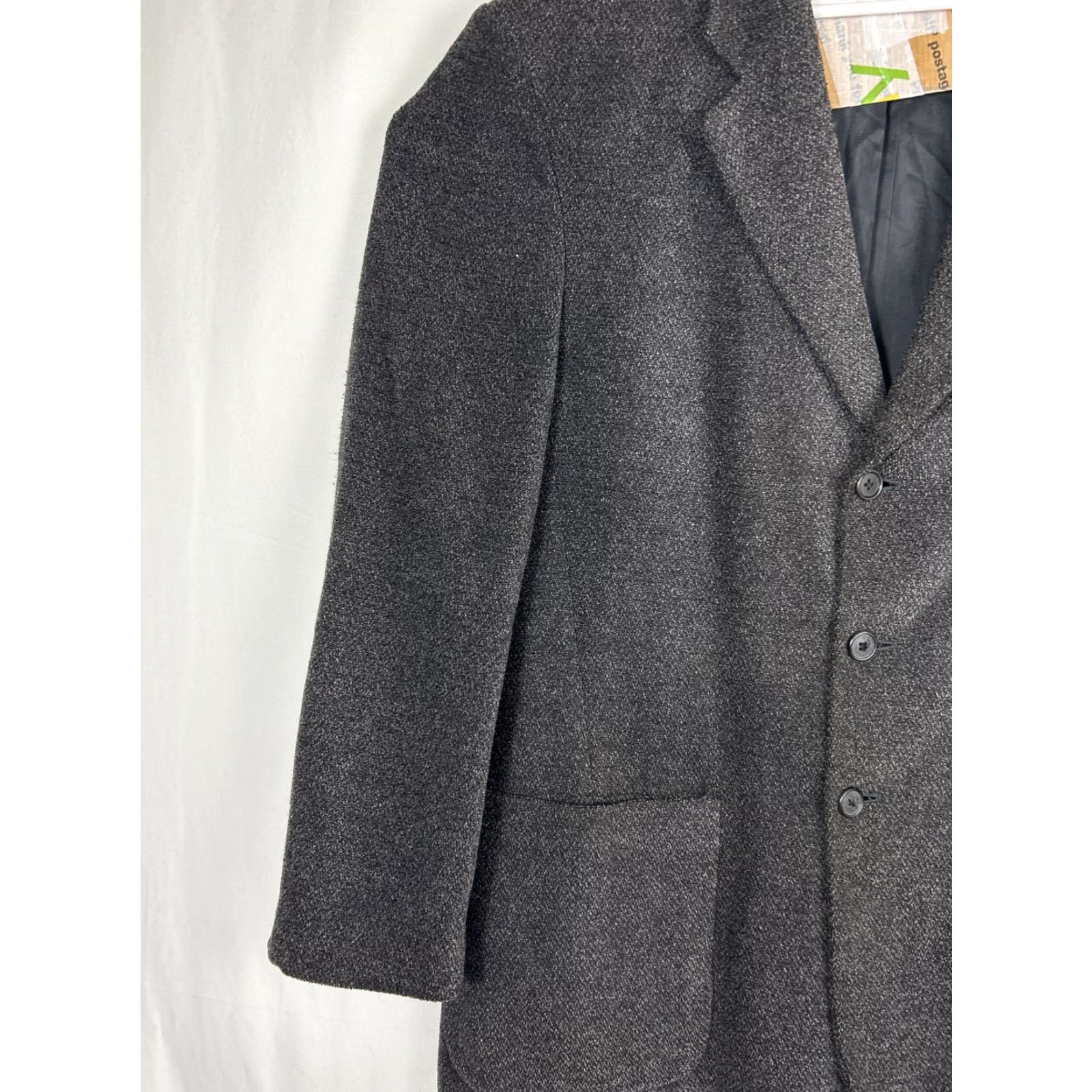 Marks & Spencer Marks & Spencer Men’s 46M Static Black Viscose Cotton Sport Coat Size US S / EU 44-46 / 1 - 2 Thumbnail