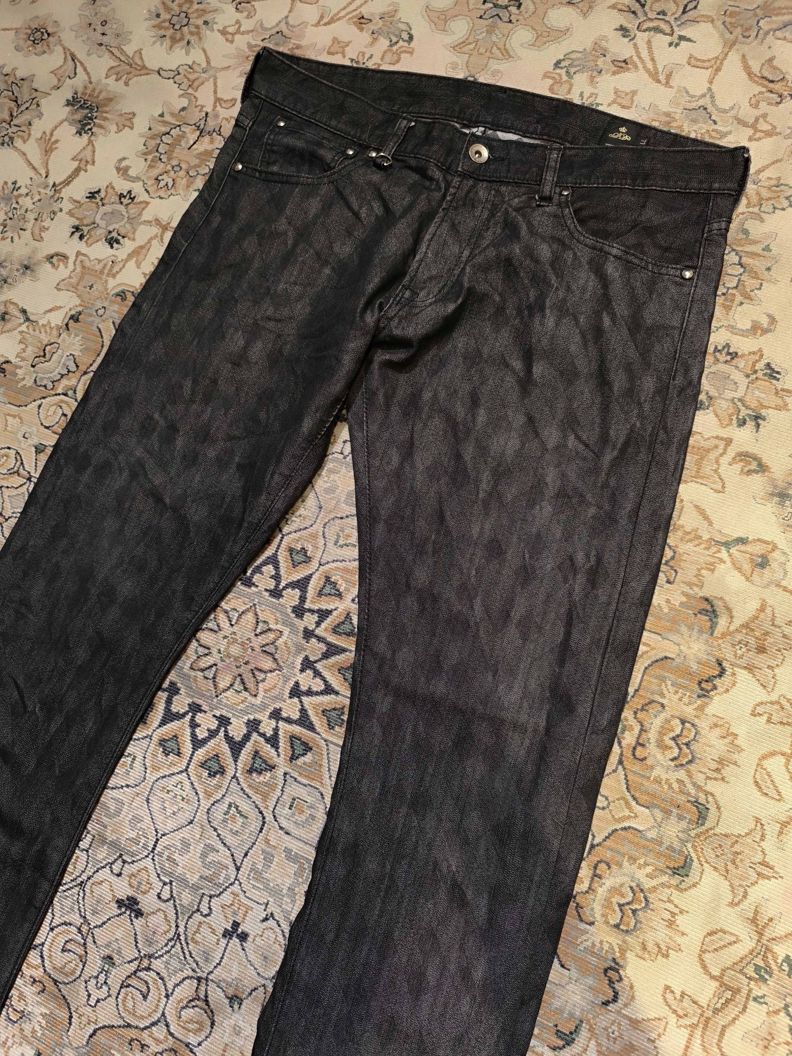 semanticdesign RARE SEMANTIC DESIGN DIAMOND PATTERN JEANS Size US 34 / EU 50 - 2 Thumbnail
