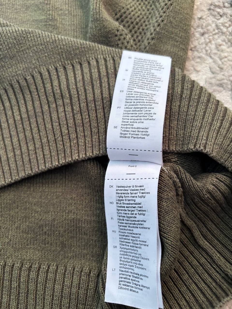 Other Engelbert Strauss Knitted Cotton Hoody Olive Green Size L Size US L / EU 52-54 / 3 - 6 Thumbnail