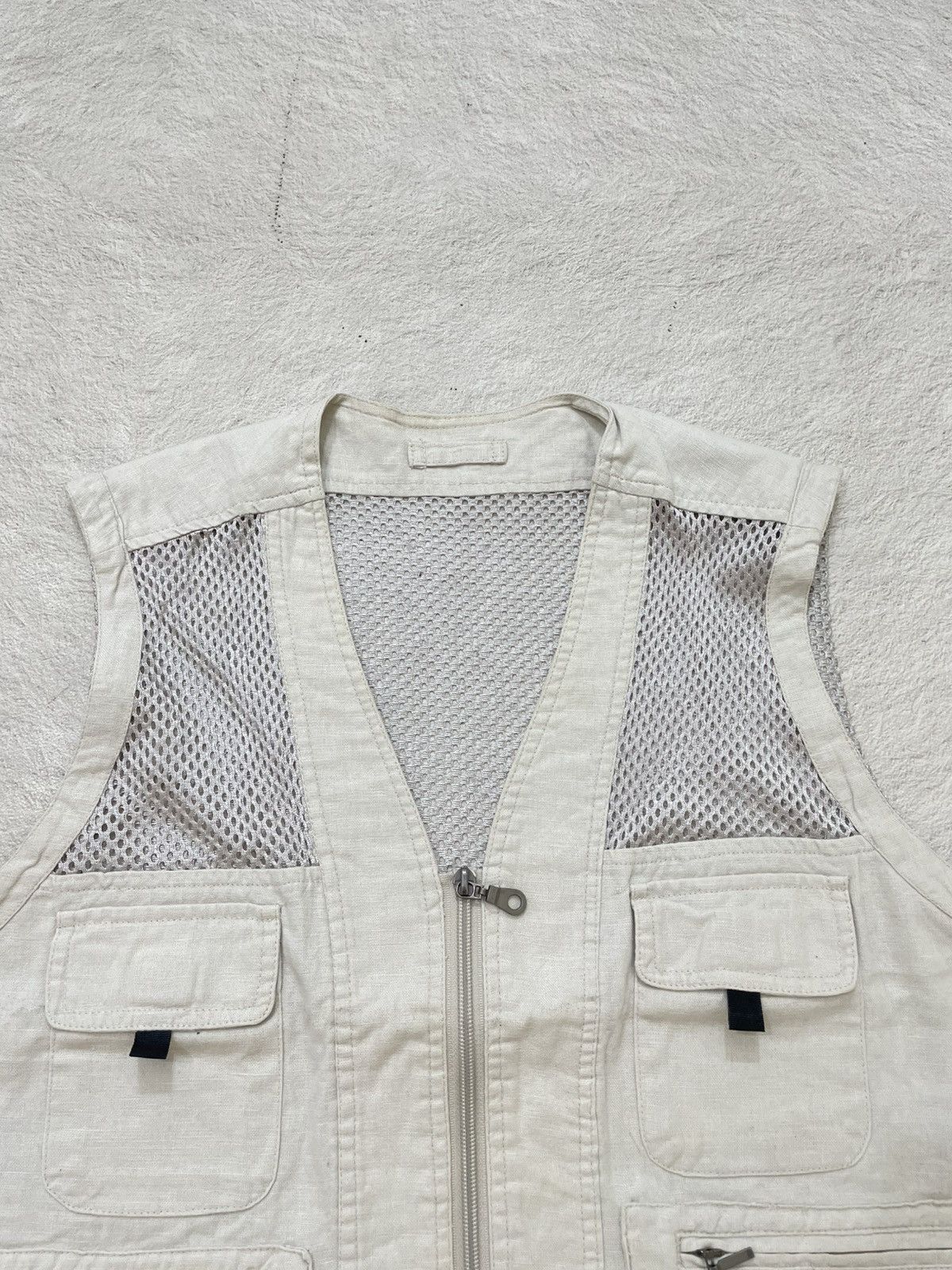 Japanese Brand 00s Utility Fishing Vest Multi Pocket Mesh Gorpcore Techwear Size US L / EU 52-54 / 3 - 4 Thumbnail