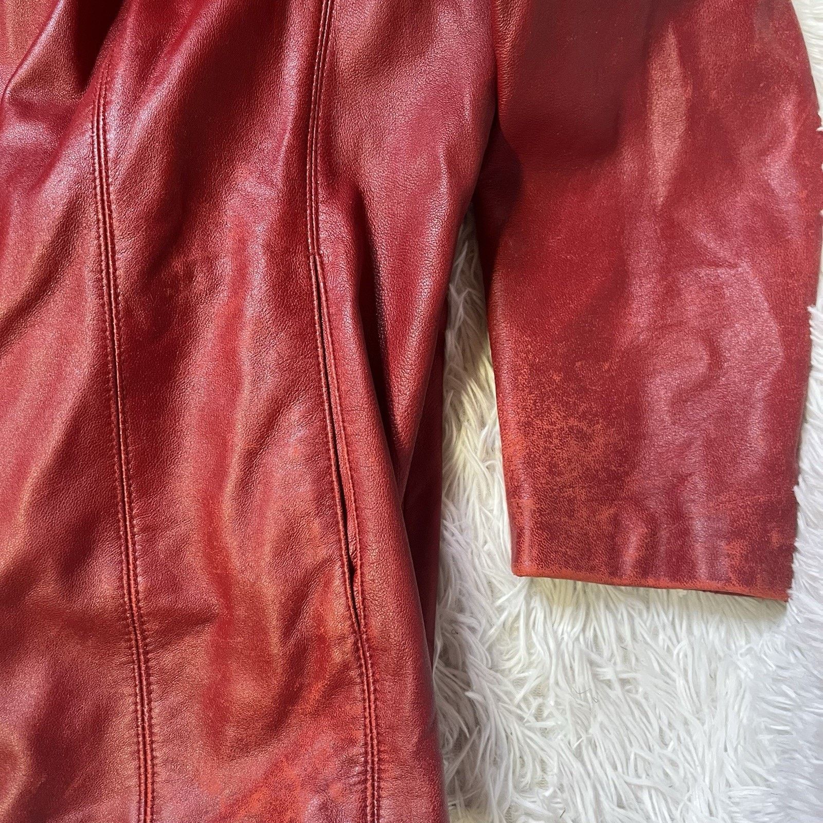 Other Wilson Leather Womens Jacket Red Zip Thinsulate 3XL Size 3XL / US 20-22 - 3 Thumbnail