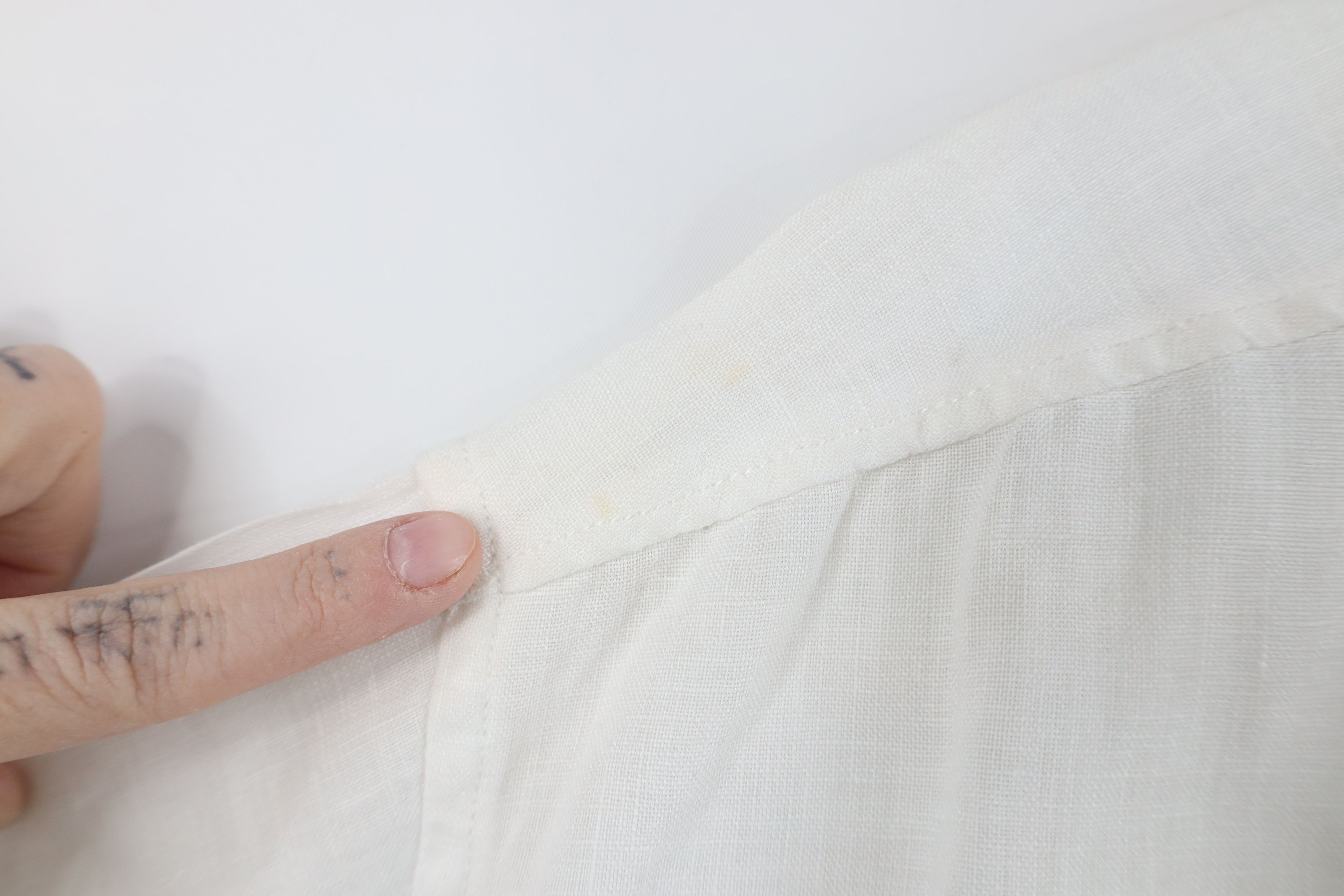 Tommy Bahama Vintage Tommy Bahama Relax Linen Collared Button Shirt White Size US XXL / EU 58 / 5 - 6 Thumbnail