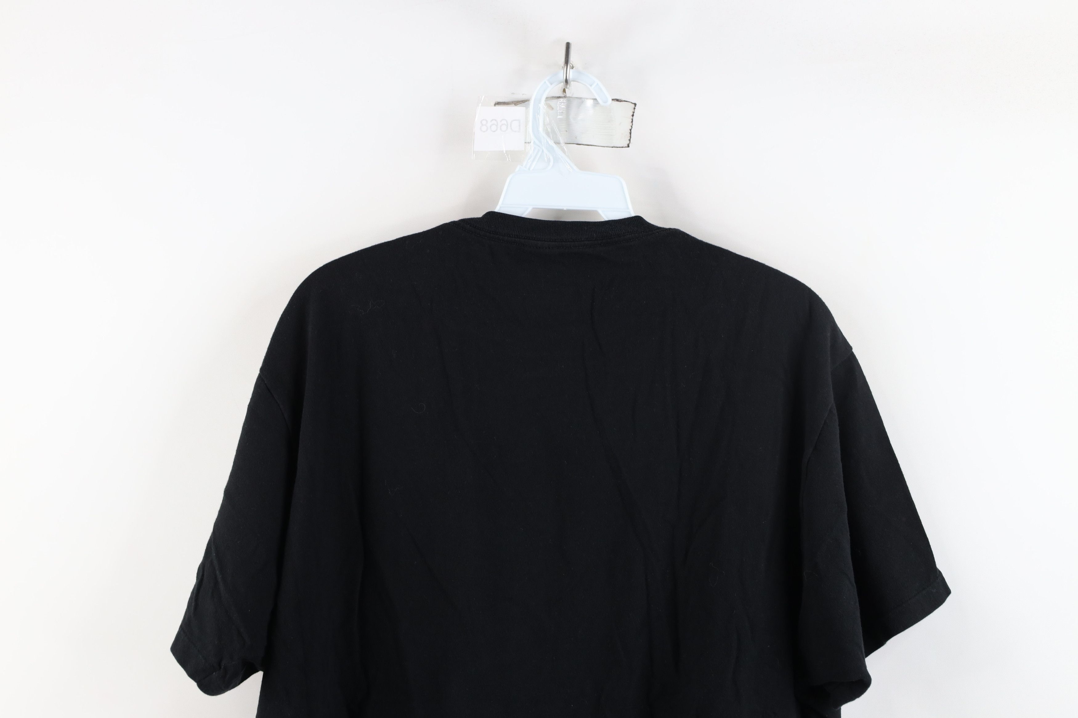 Vintage Vintage 90s Streetwear Fit Short Sleeve T-Shirt Black Cotton Size US XL / EU 56 / 4 - 10 Thumbnail