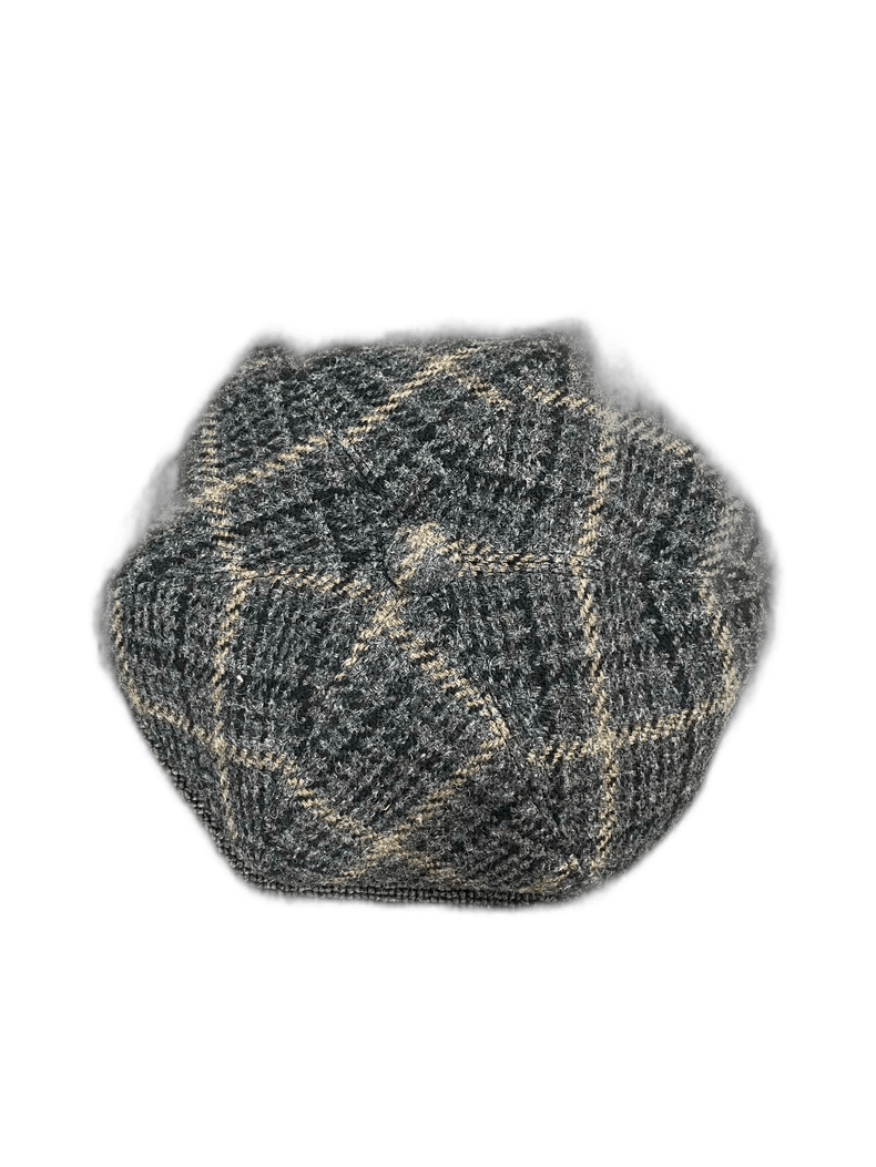 Miu Miu Miu Miu Plaid Beret Hat in Gray-yf Size ONE SIZE - 1 Thumbnail