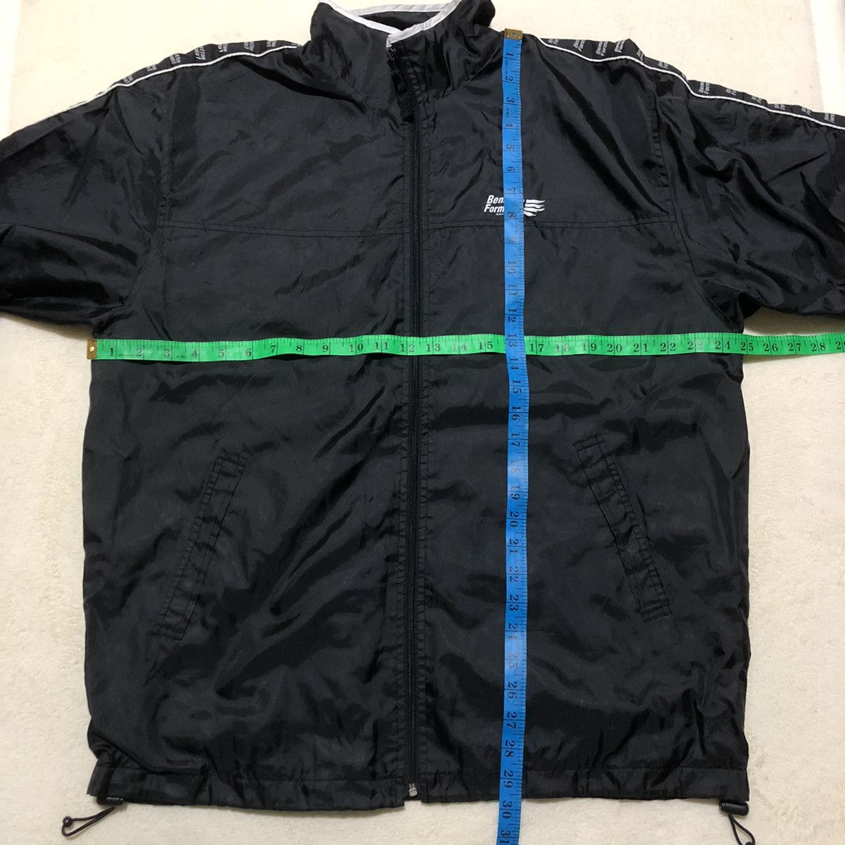 Benetton × Formula 1 Vintage Benetton Formula 1 Side Tape Light Jacket Size US L / EU 52-54 / 3 - 15 Thumbnail