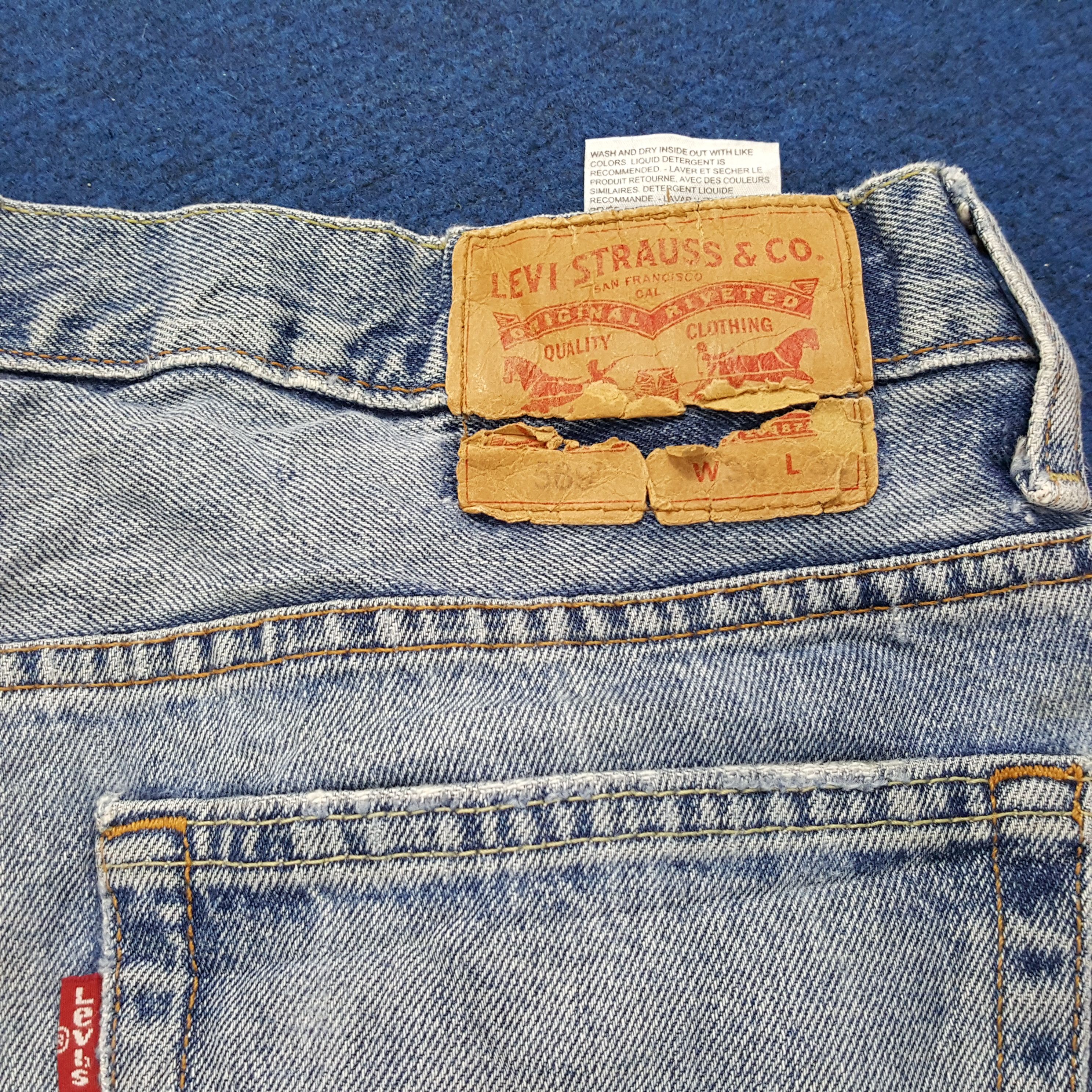 Levi's × Vintage Vintage Levi's Straight Cut Denim Jeans Size US 36 / EU 52 - 14 Thumbnail