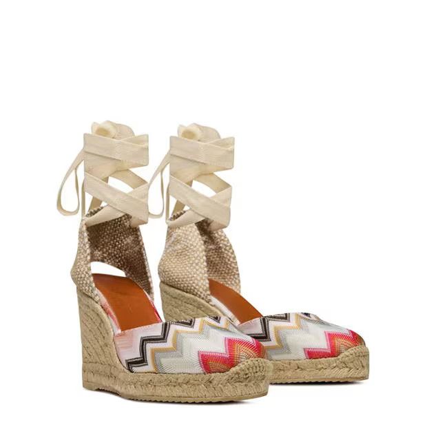 Missoni o1g2r1mq1124 Eva Wave Espadrilles in Multicolor Size US 7 / IT 37 - 3 Thumbnail